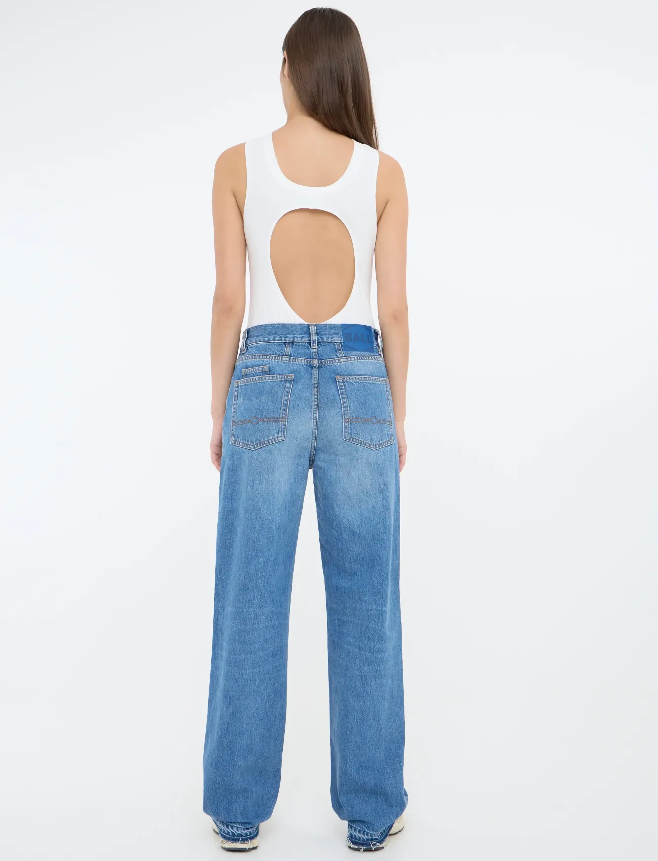 BALL - BASERENA JEANS - sirge säärega teksad - meduim blue wash - 4
