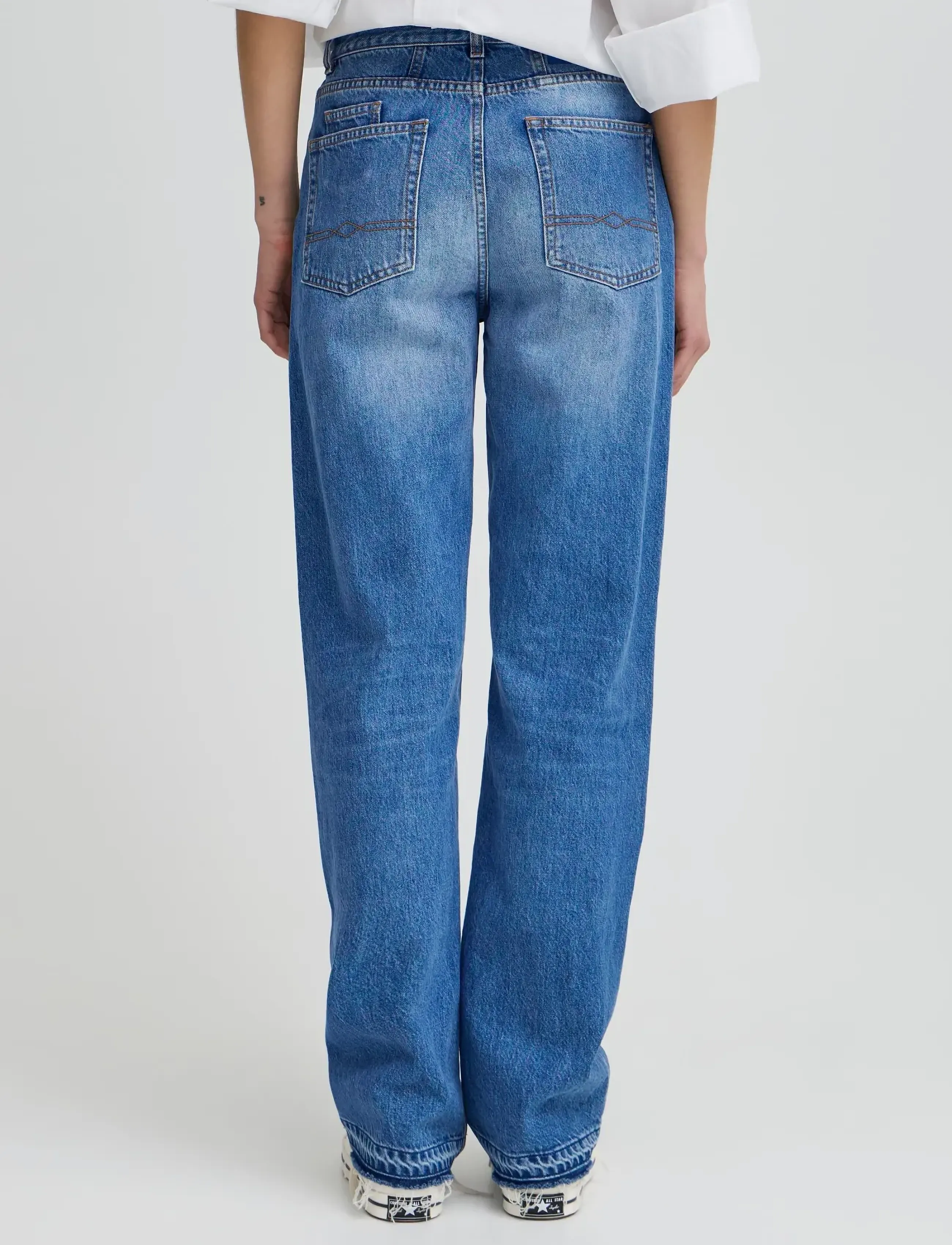 BALL - BASERENA JEANS - sirge säärega teksad - meduim blue wash - 5