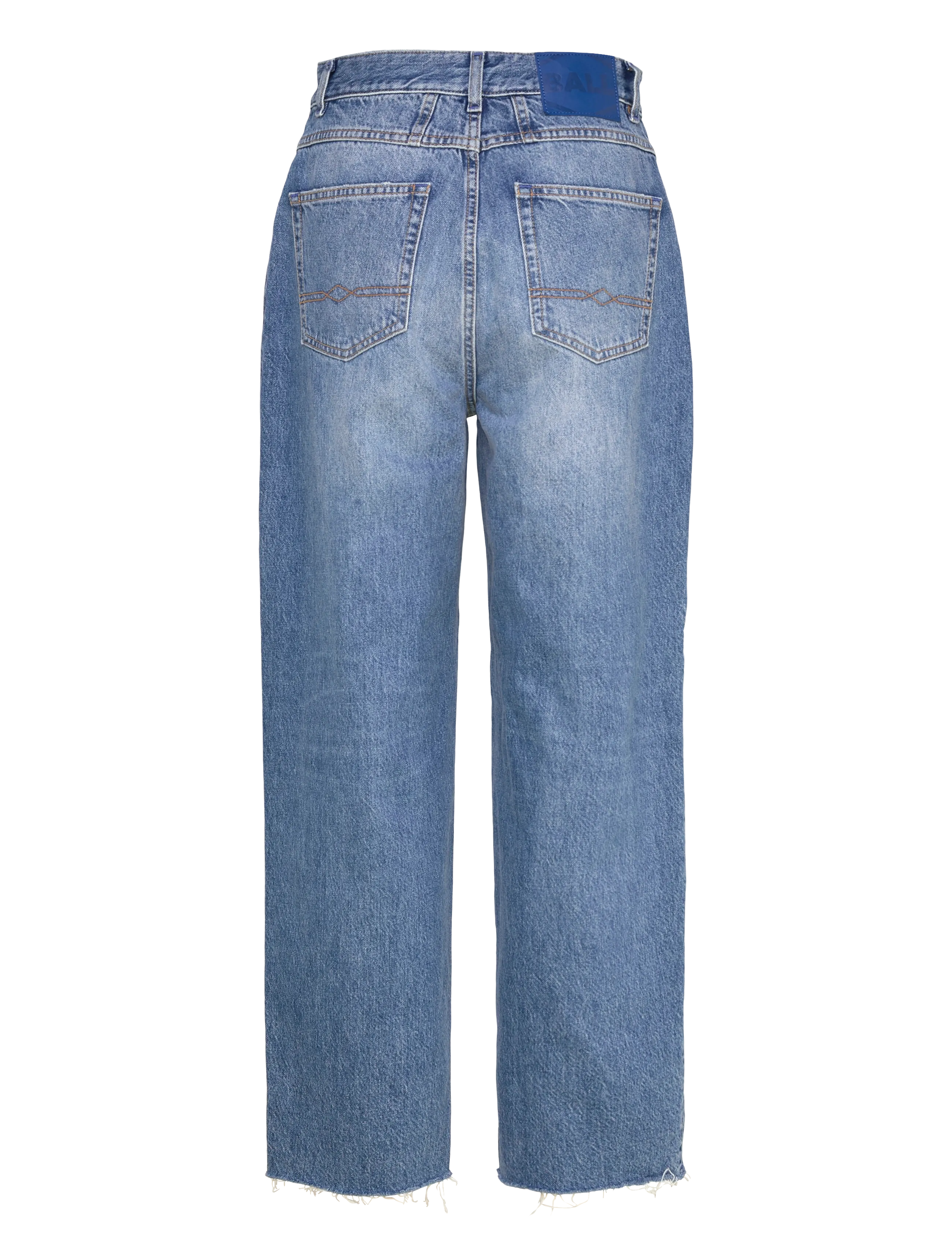 BALL - BACAMMEO JEANS - víðar gallabuxur - meduim blue wash - 2