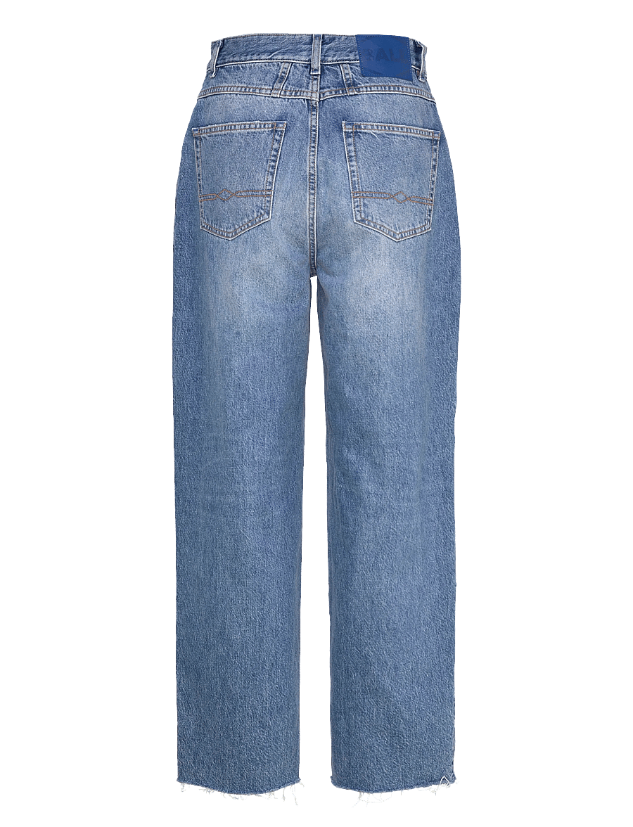 BALL - BACAMMEO JEANS - víðar gallabuxur - meduim blue wash - 2