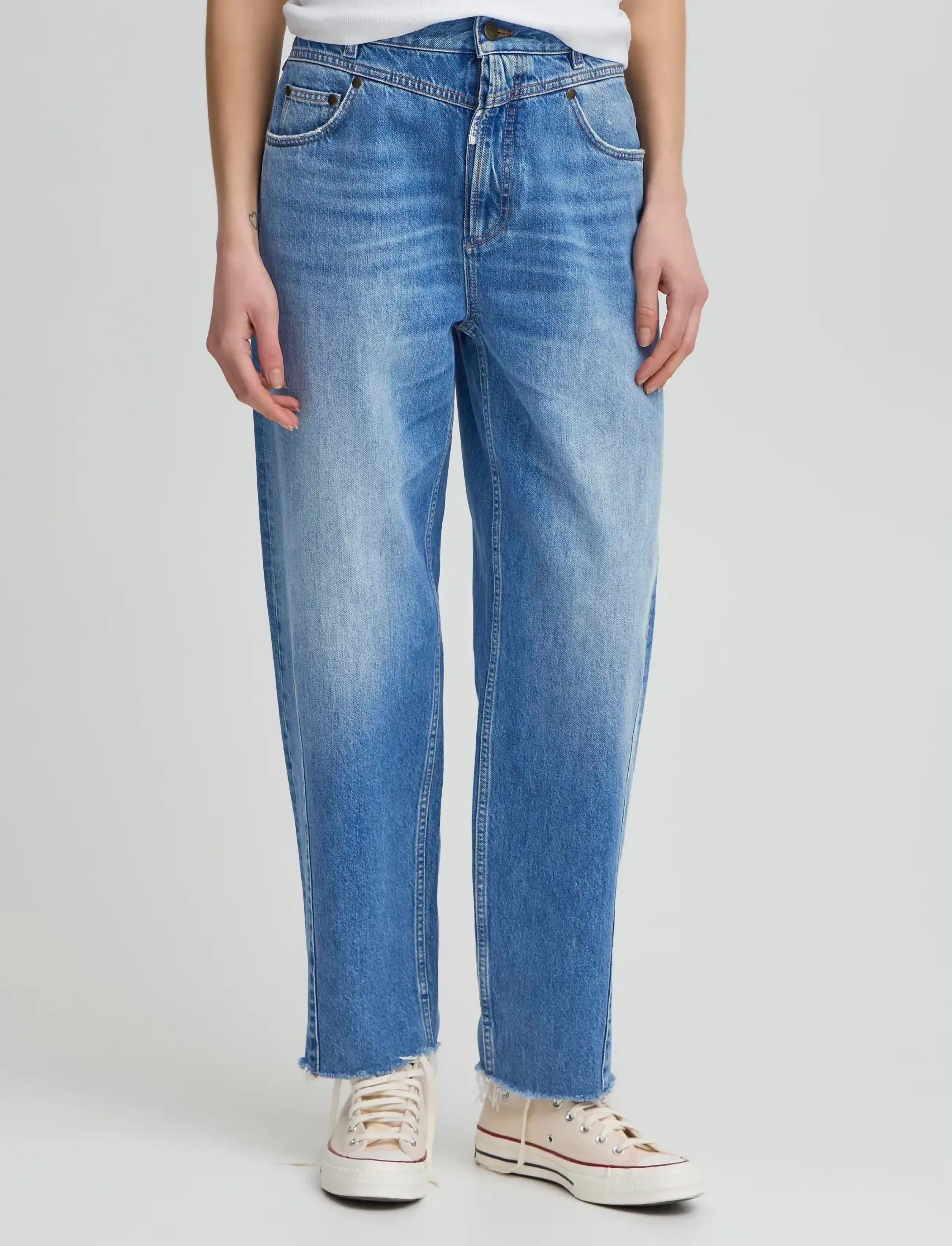 BALL - BACAMMEO JEANS - laia säärega teksad - meduim blue wash - 3