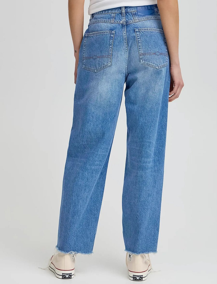 BALL - BACAMMEO JEANS - víðar gallabuxur - meduim blue wash - 4