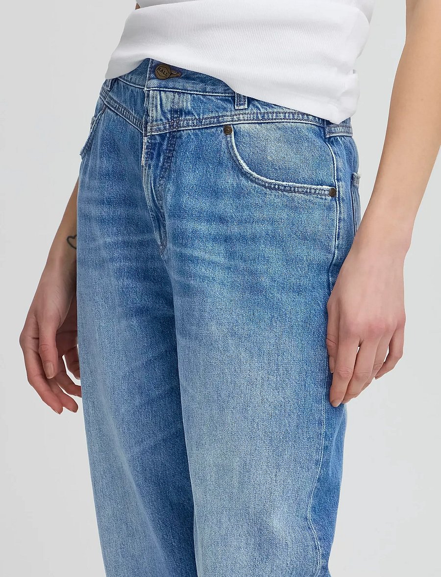 BALL - BACAMMEO JEANS - víðar gallabuxur - meduim blue wash - 5