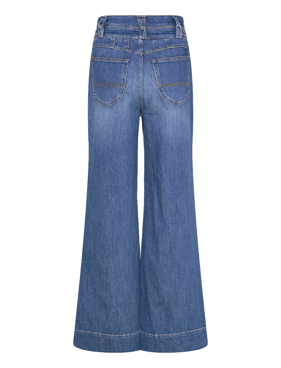 BALL - BAALDO JEANS - hosen mit weitem bein - light blue denim - 2