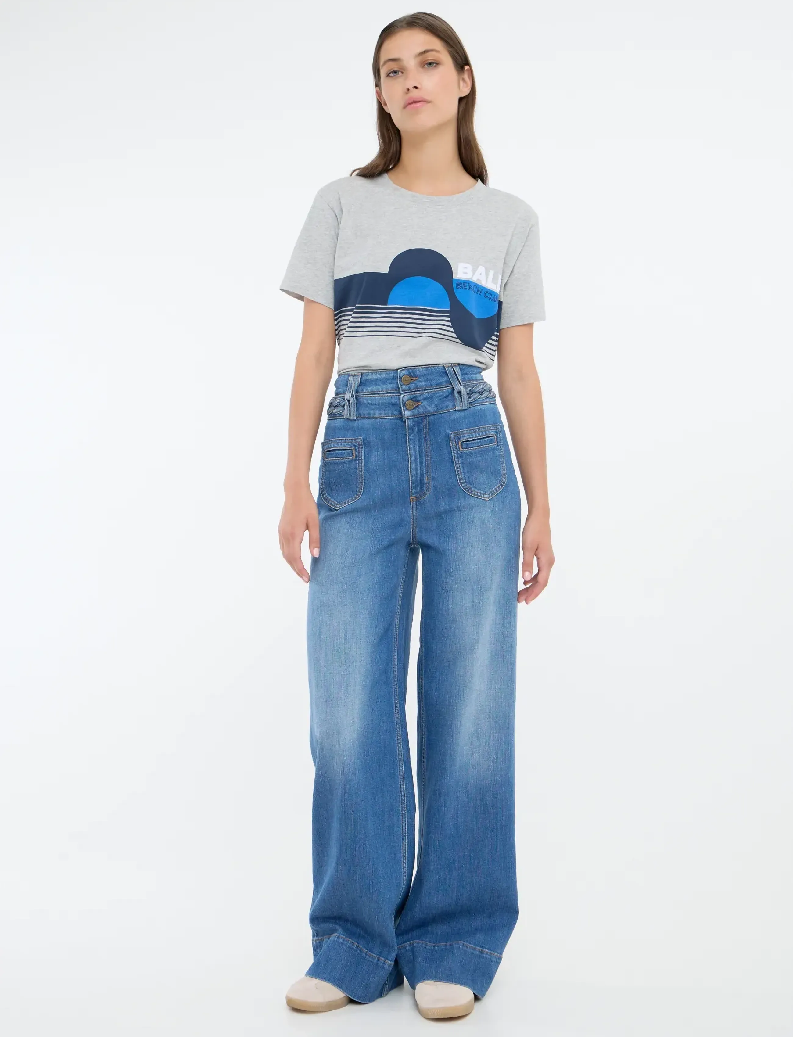 BALL Baaldo Jeans, 30, Blue, Jeans > Vidde, Dame