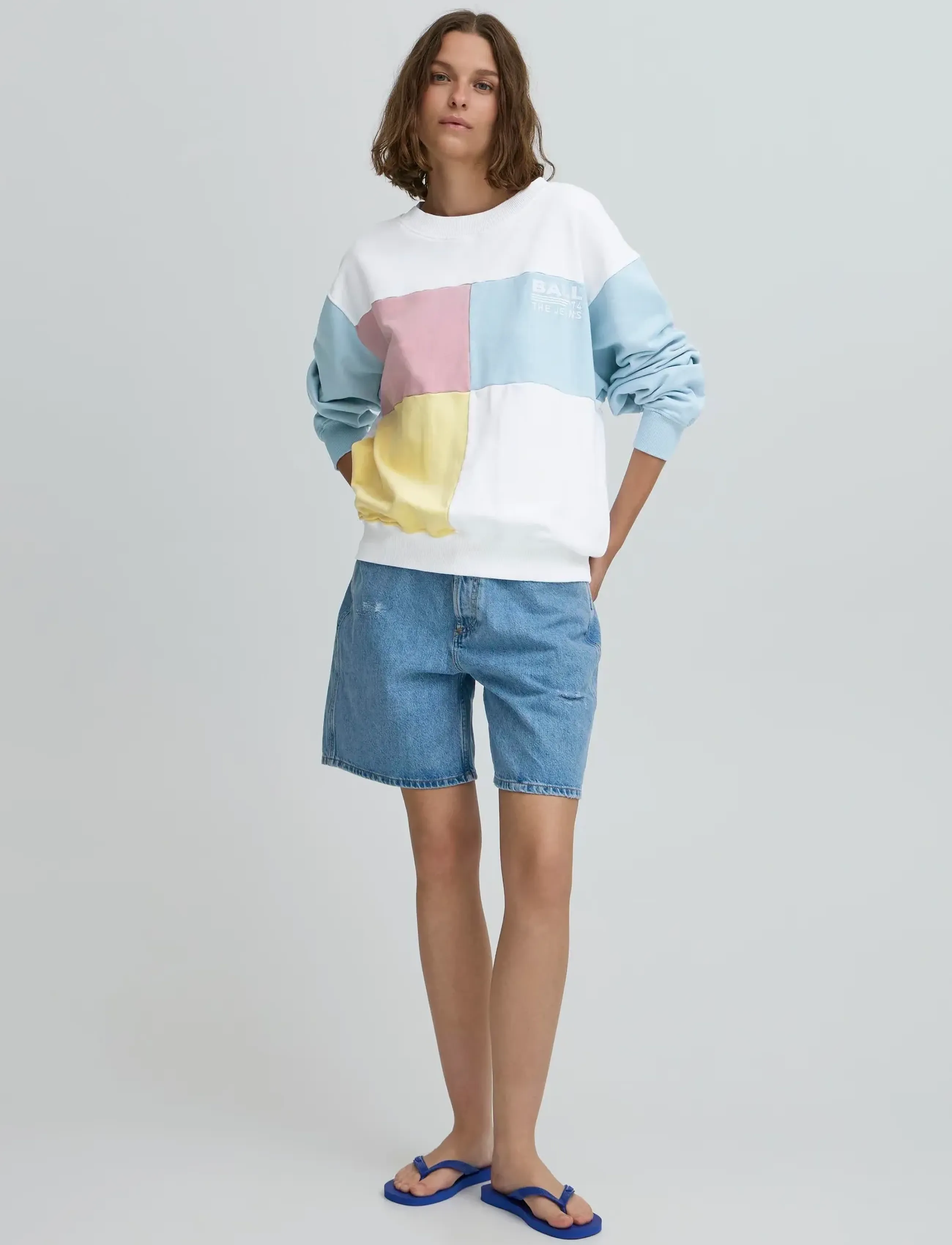BALL Baaurora Sweatshirt, S, Blue, Sweatshirts & Hættetrøjer > Sweatshirts, Dame