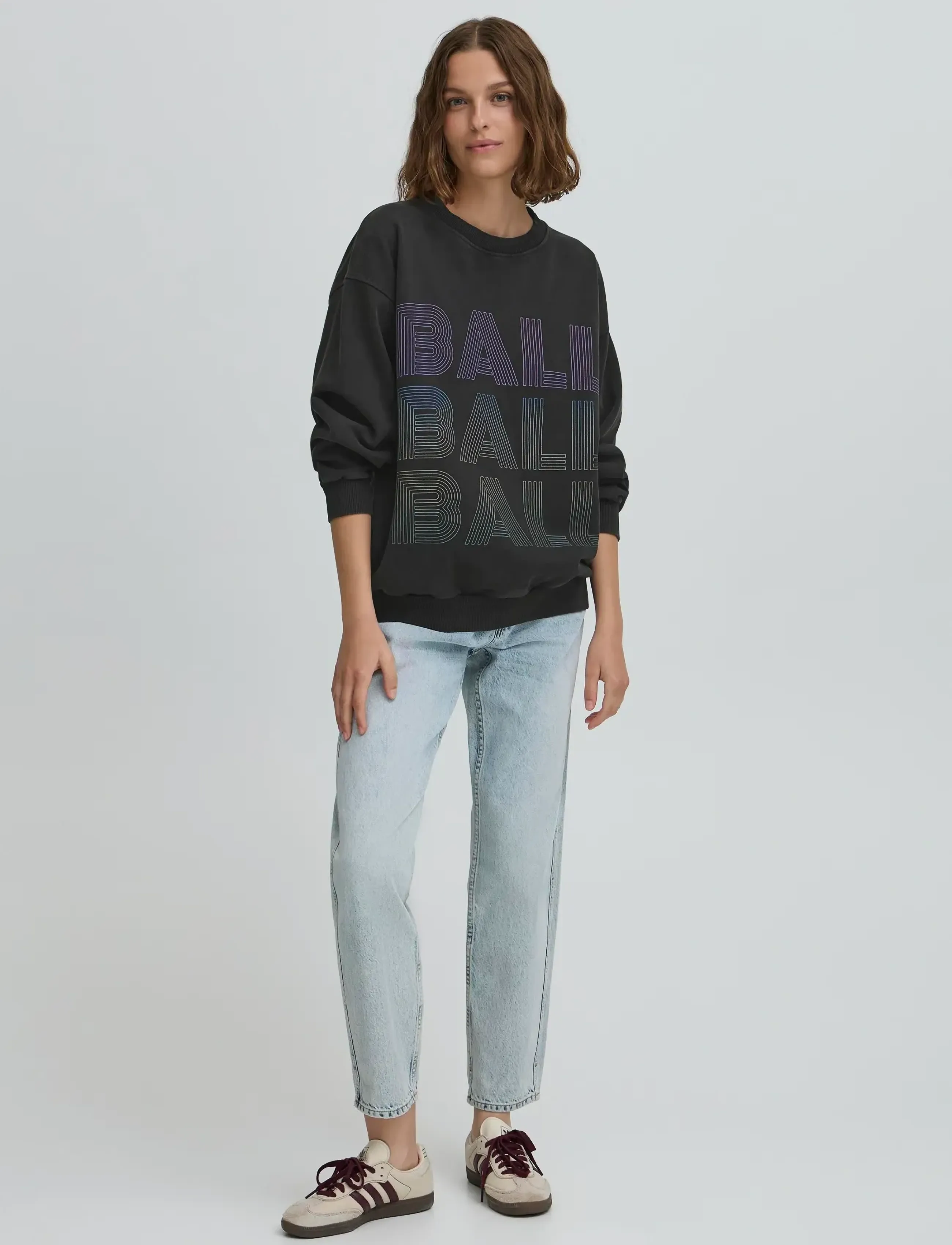 BALL Babaldo Sweatshirt, L, Black, Sweatshirts & Hættetrøjer > Sweatshirts, Dame