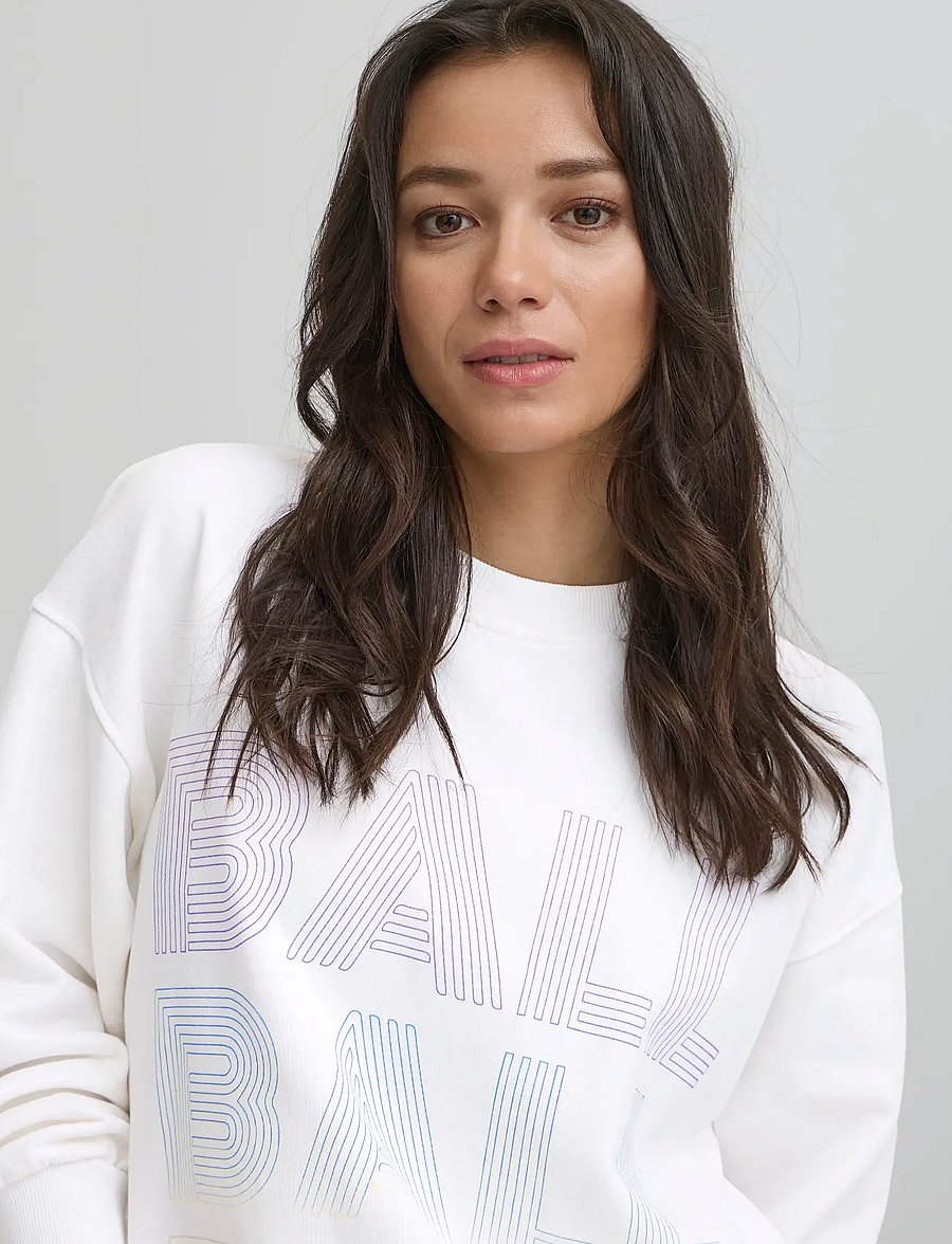 BALL - BABALDO SWEATSHIRT - kasdienis stilius - blanc de blanc - 5