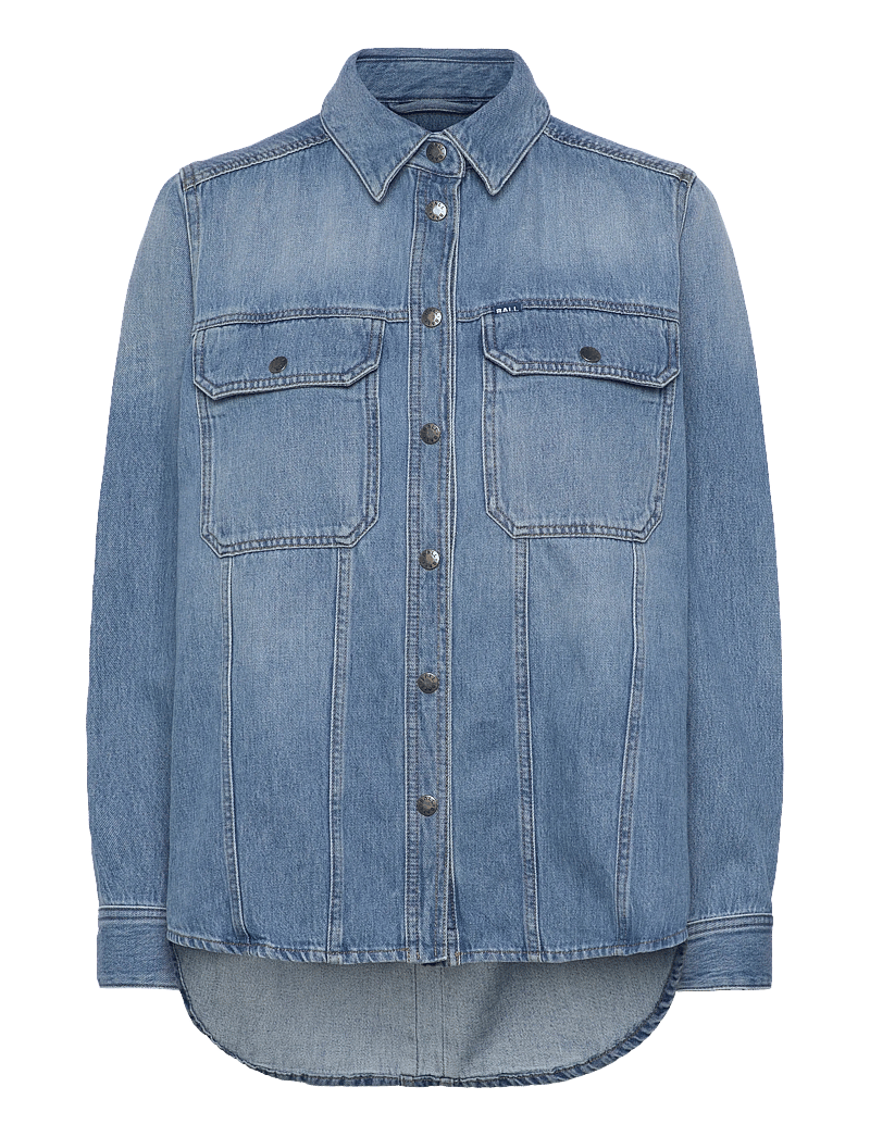 BALL - BALEON DENIM SHIRT - denimskjorter - light blue denim - 1