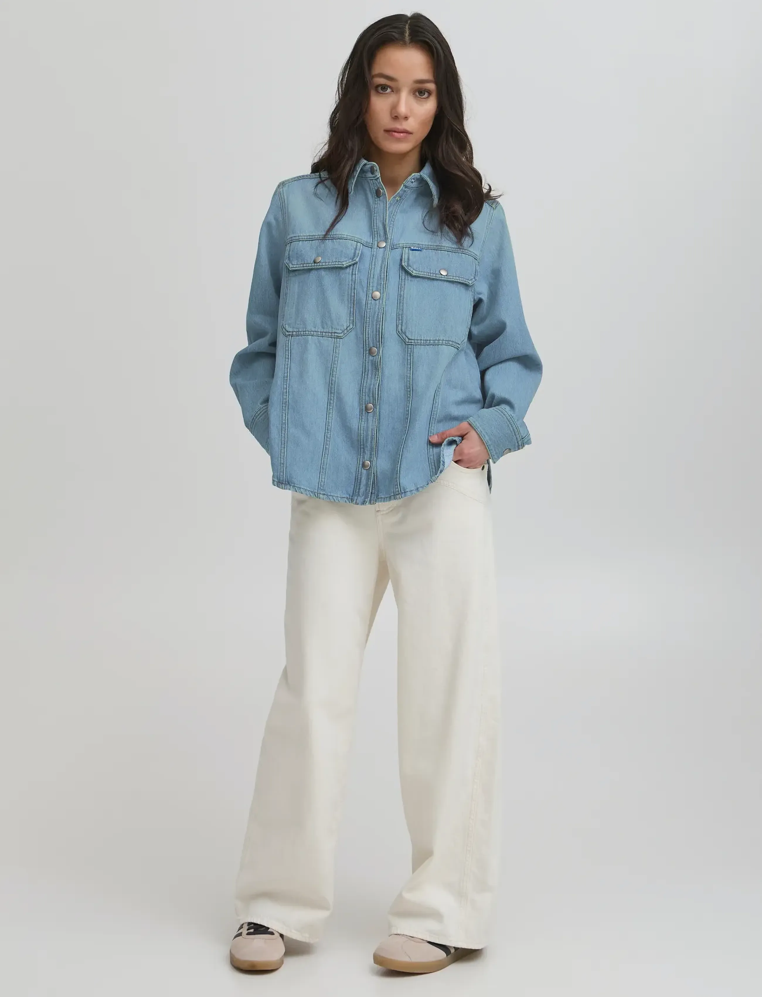 BALL Baleon Denim Shirt, XL, Shirts, Blau - Frauen