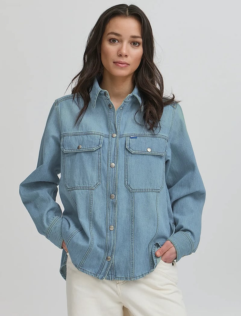 BALL - BALEON DENIM SHIRT - denimskjorter - light blue denim - 3
