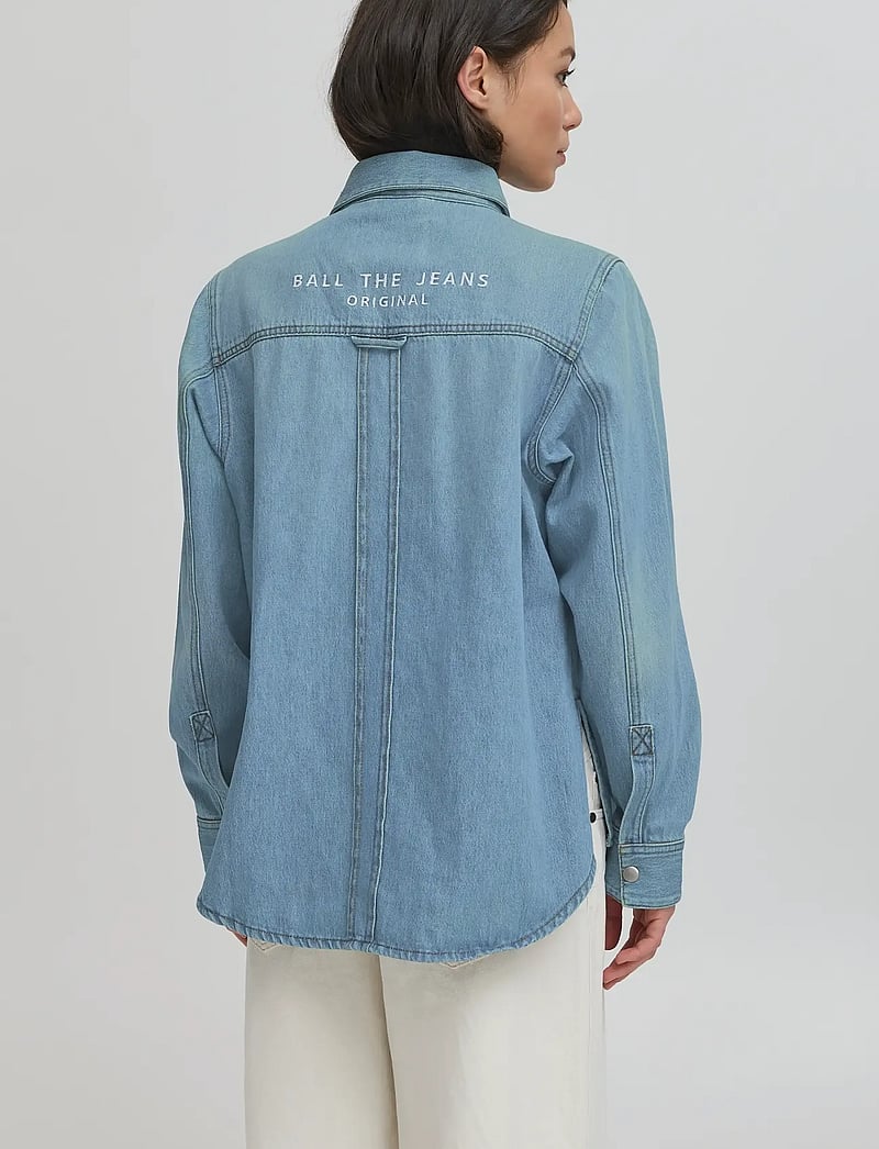 BALL - BALEON DENIM SHIRT - denimskjorter - light blue denim - 4