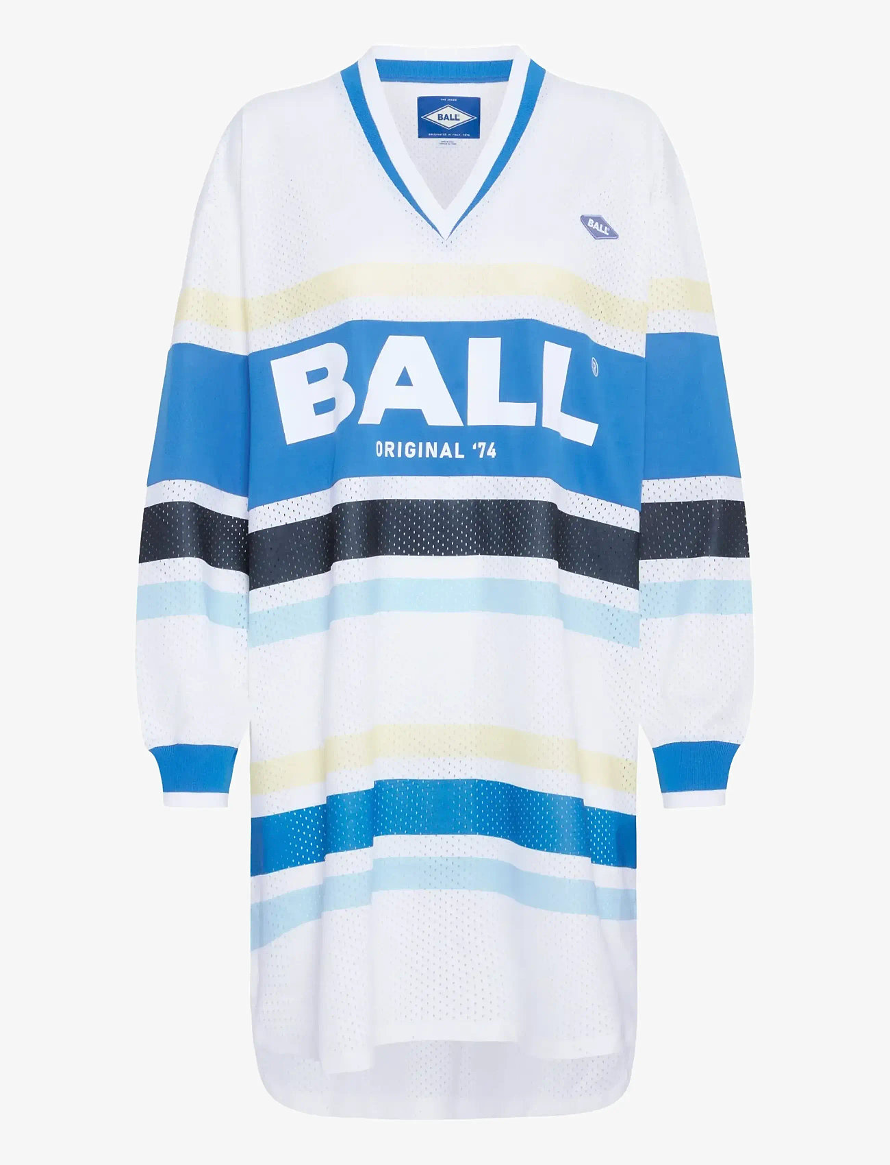 BALL - BAMARNI DRESS - t-shirtkjoler - blanc de blanc - 1