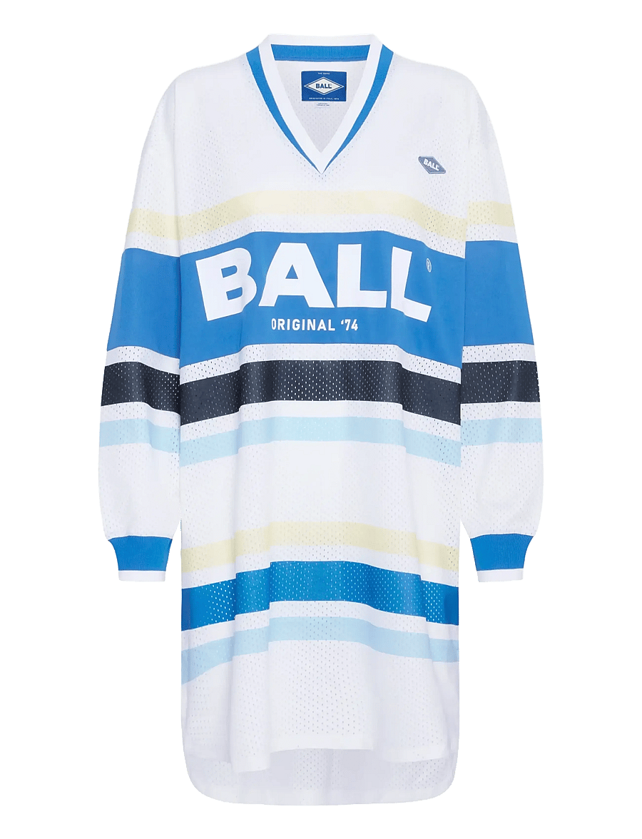 BALL - BAMARNI DRESS - t-shirt-kleider - blanc de blanc - 1