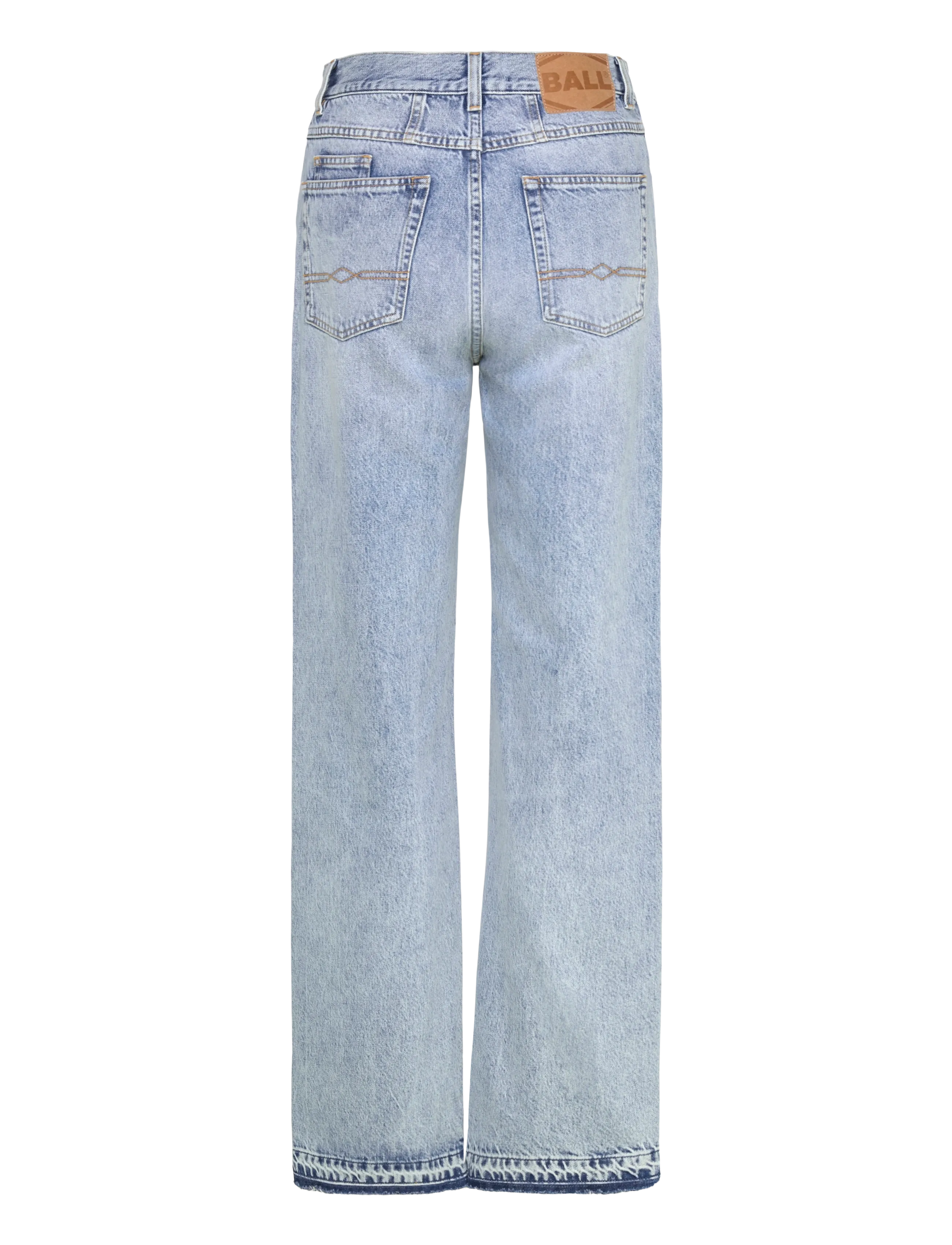 BALL - BASERENA JEANS - laia säärega teksad - light blue denim - 2