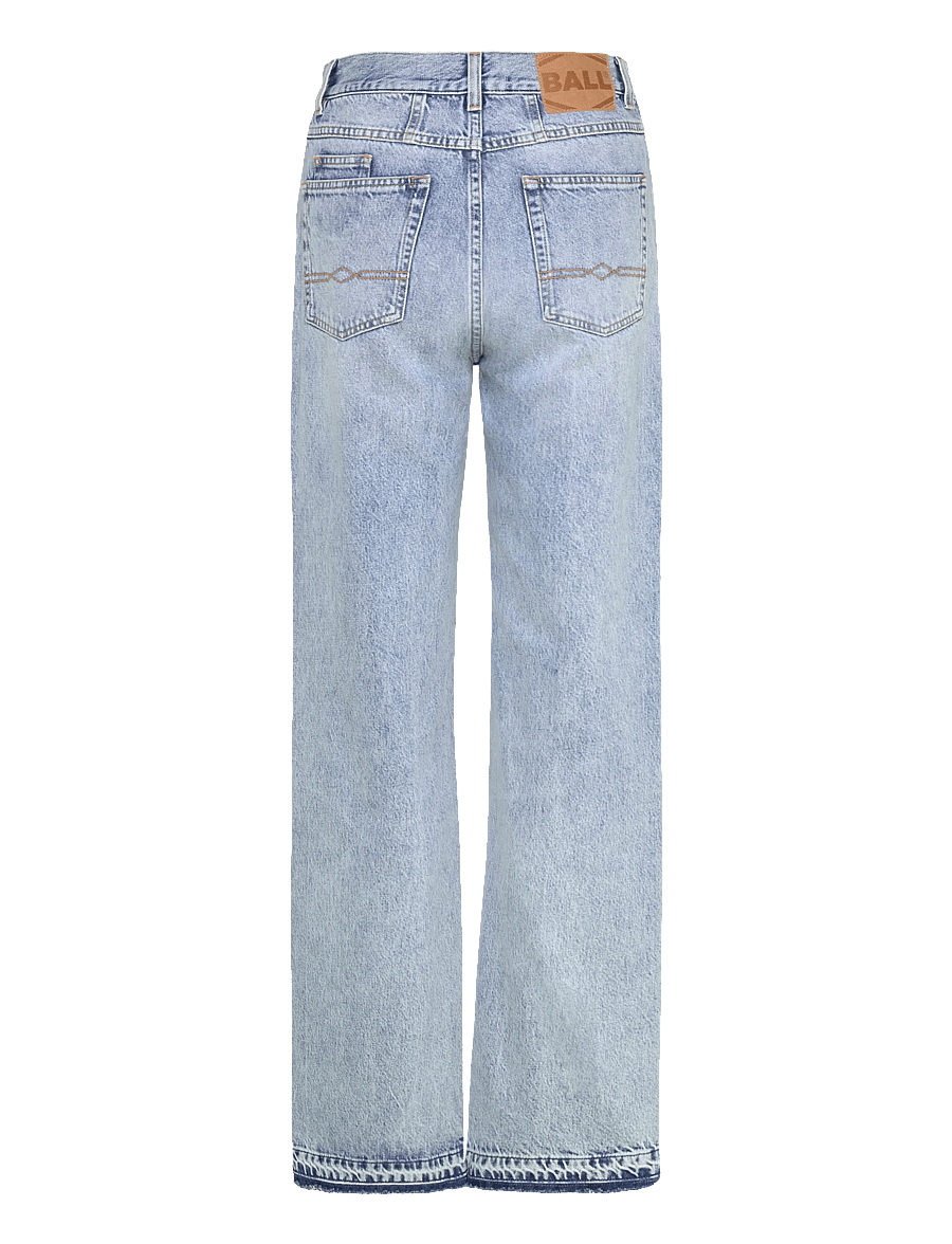 BALL - BASERENA JEANS - laia säärega teksad - light blue denim - 2