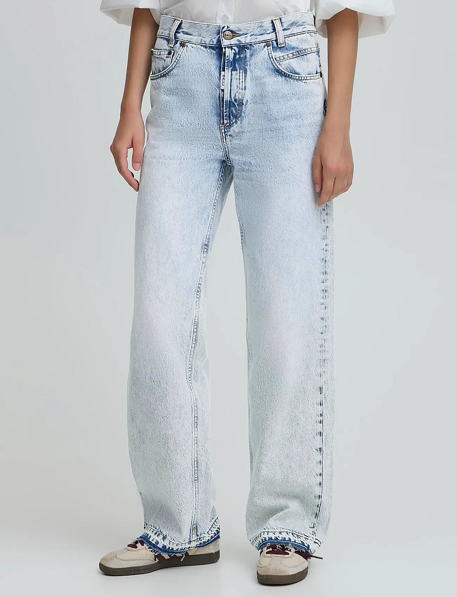BALL - BASERENA JEANS - laia säärega teksad - light blue denim - 3
