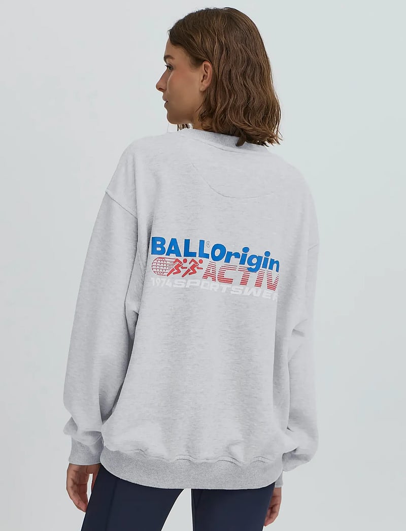 BALL - BAATTIVO CREWNECK SWEATSHIRT - oberteile - medium grey melange - 4