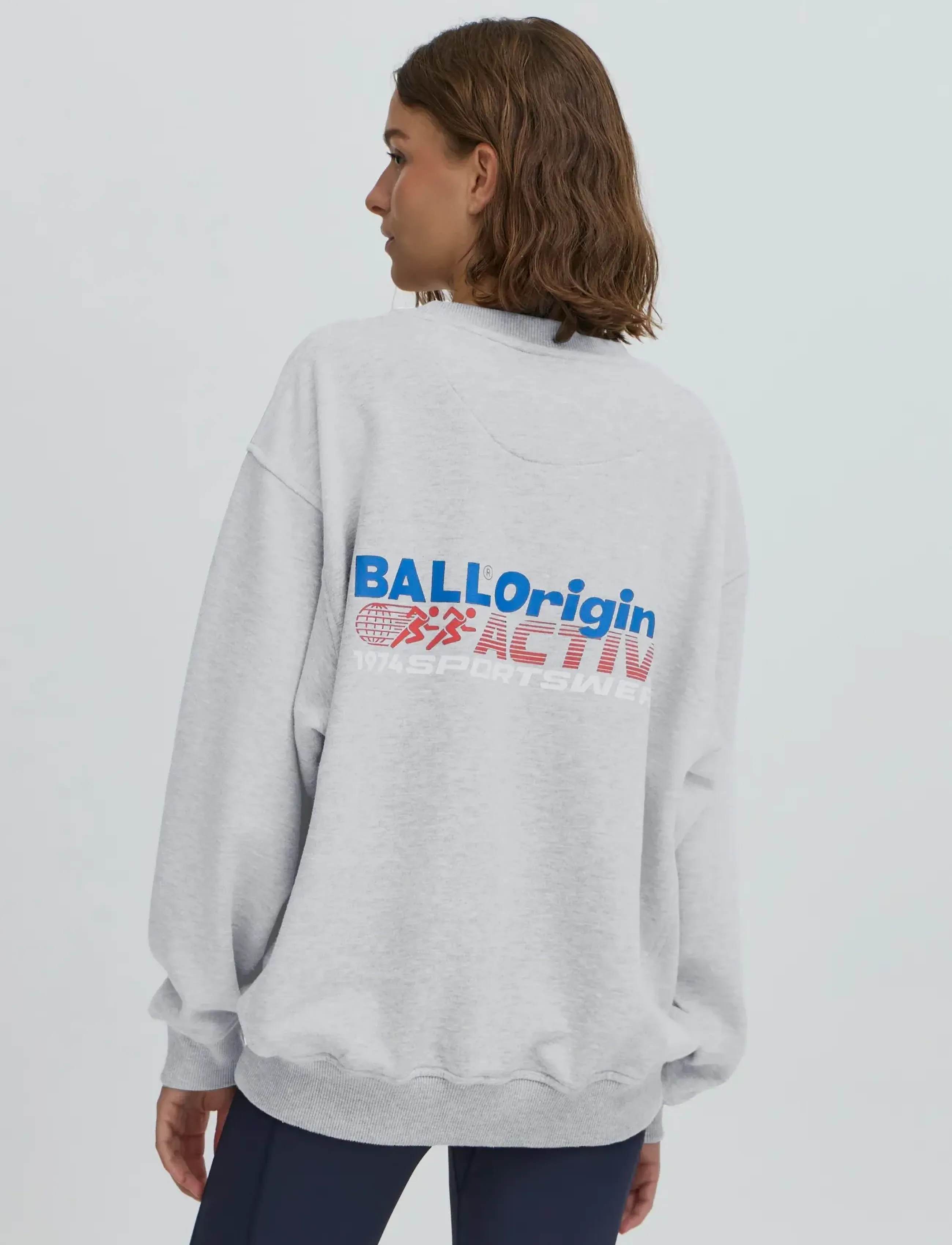 BALL - BAATTIVO CREWNECK SWEATSHIRT - oberteile - medium grey melange - 4