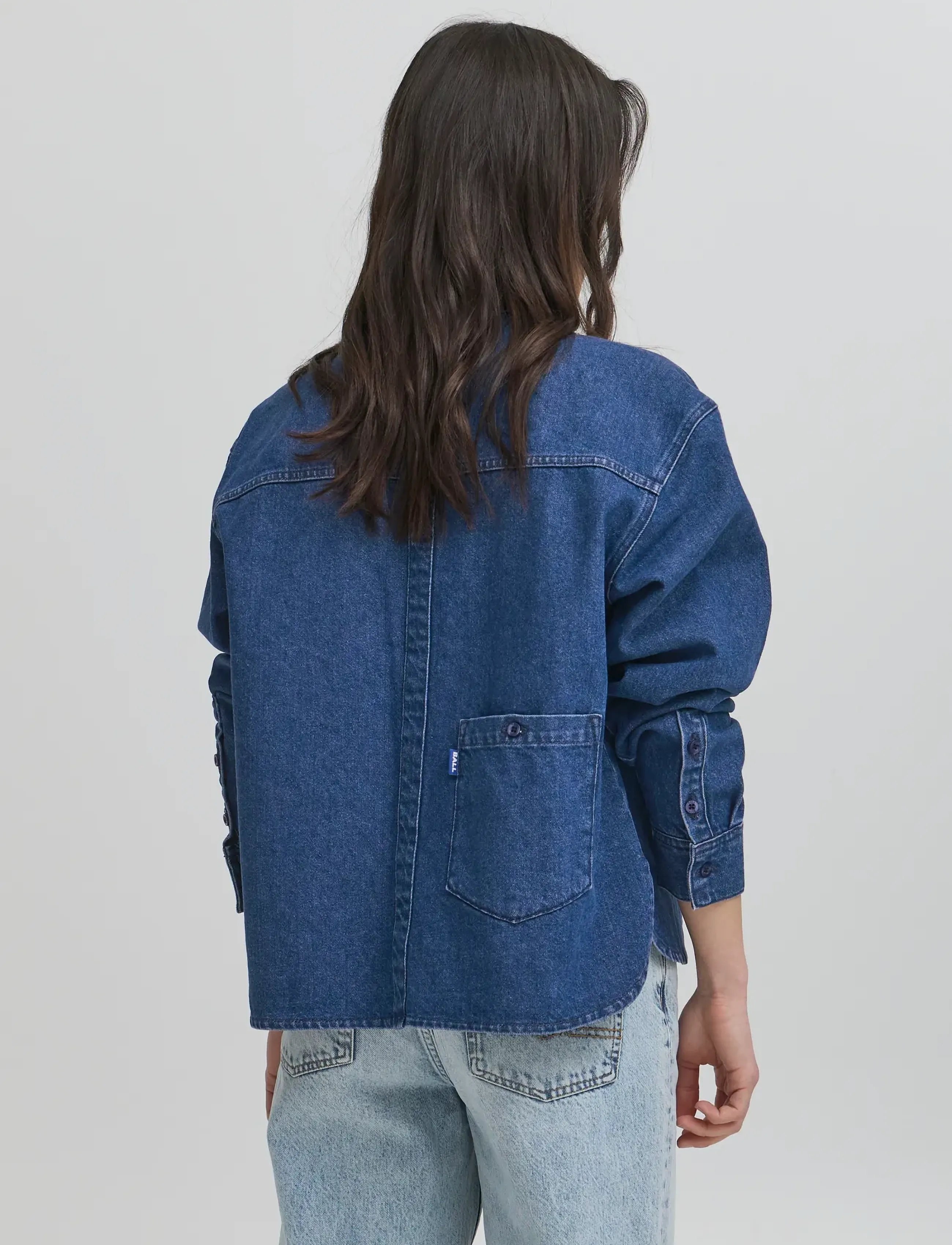 BALL - BABIANCA DENIM SHIRT - jeansowe koszule - meduim blue wash - 3