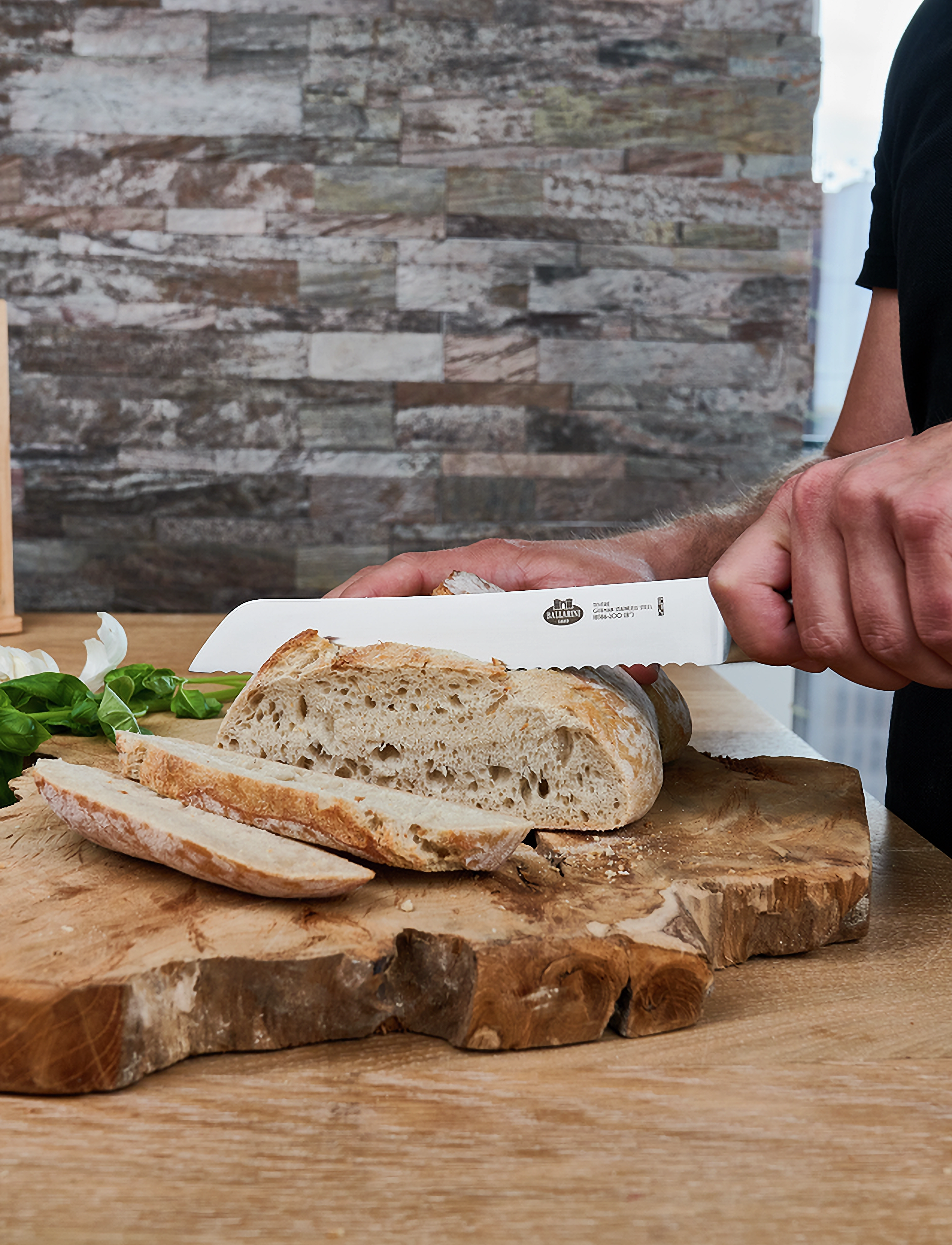Ballarini - Tevere, Bread knife 20 cm - die niedrigsten preise - brown - 4