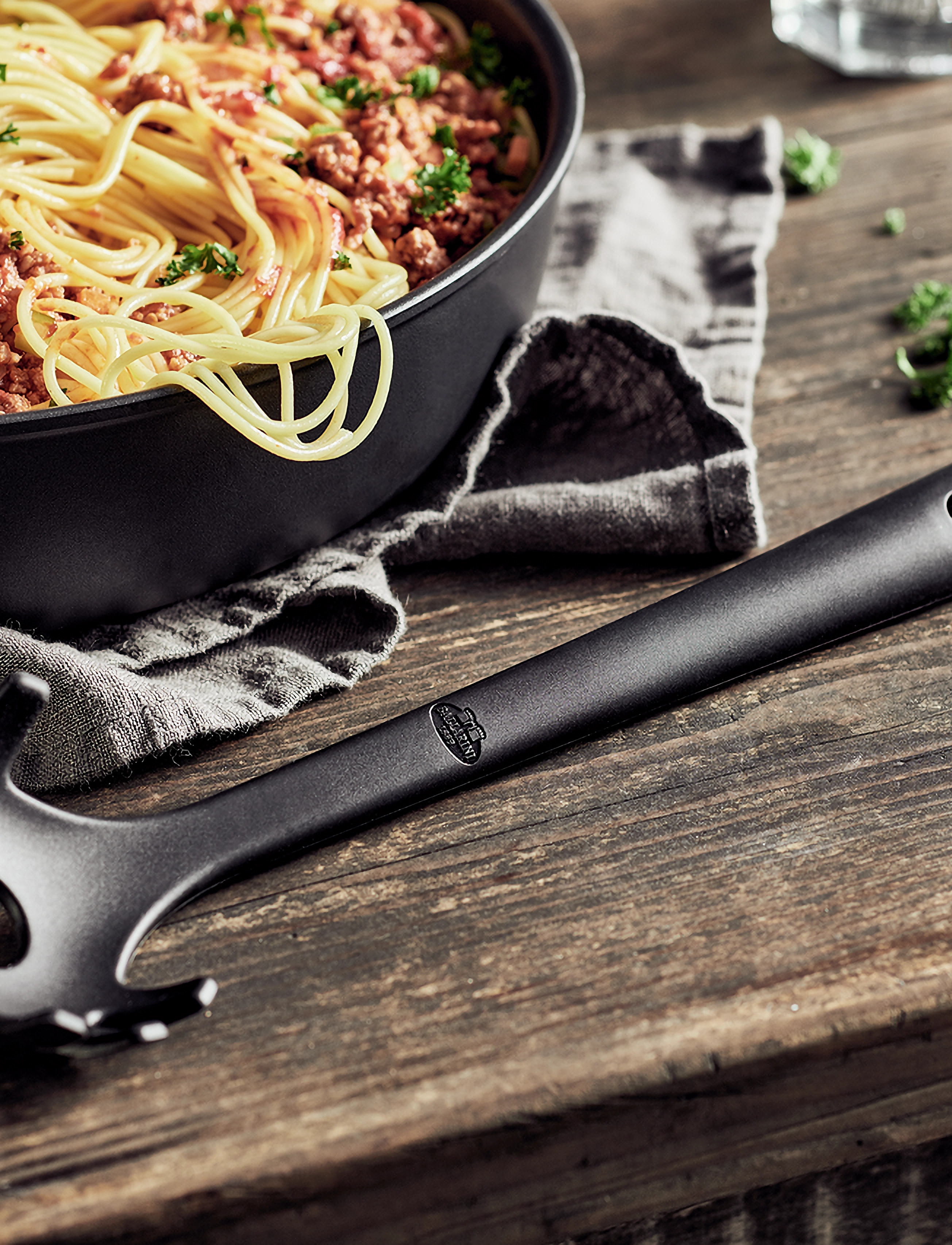 Ballarini - Nero, Pasta spoon 29 cm - mažiausios kainos - black - 2