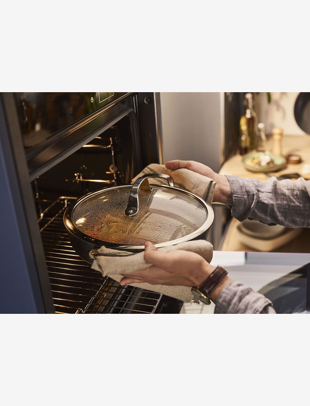 Ballarini - Glaslock med RF bygelhandtag & kant - lock & tillbehör - no color - 3