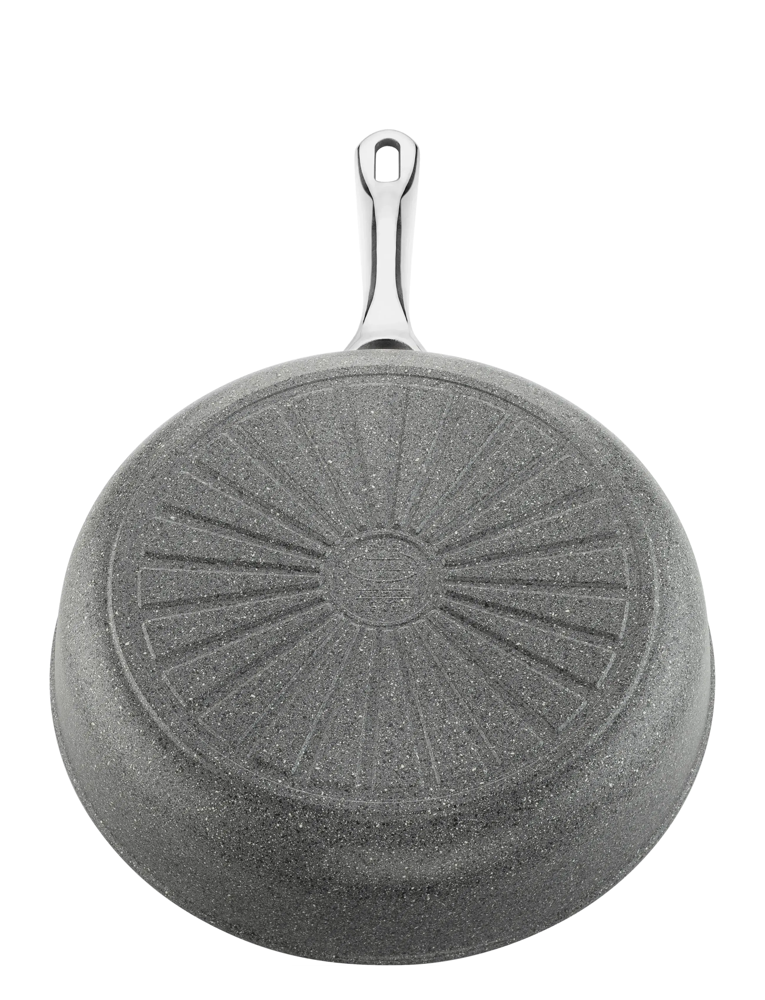 Ballarini - Traktörpanna Ø 28 cm granit keramisk med glaslock - gray - 2