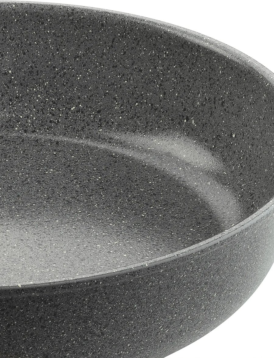 Ballarini - Traktörpanna Ø 28 cm granit keramisk med glaslock - gray - 5