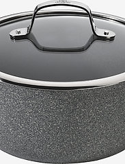 Ballarini - Salina Ti-X Granitium Stock pot with lid - afstudeercadeaus - gray - 0