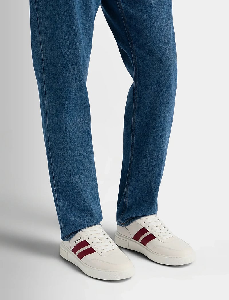 Bally - LIFT-TSP - niedriger schnitt - white/ballyred - 3