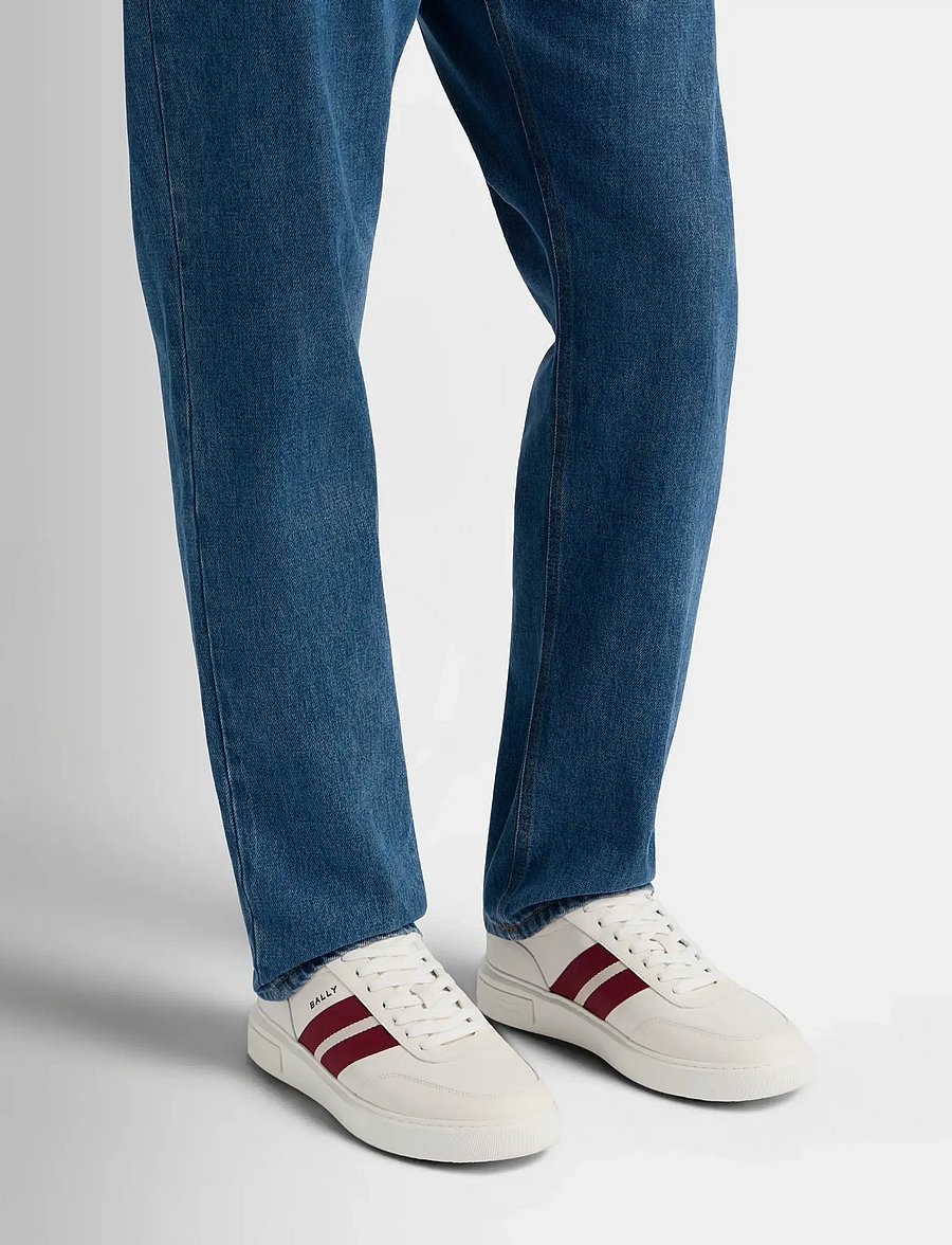 Bally - LIFT-TSP - niedriger schnitt - white/ballyred - 3