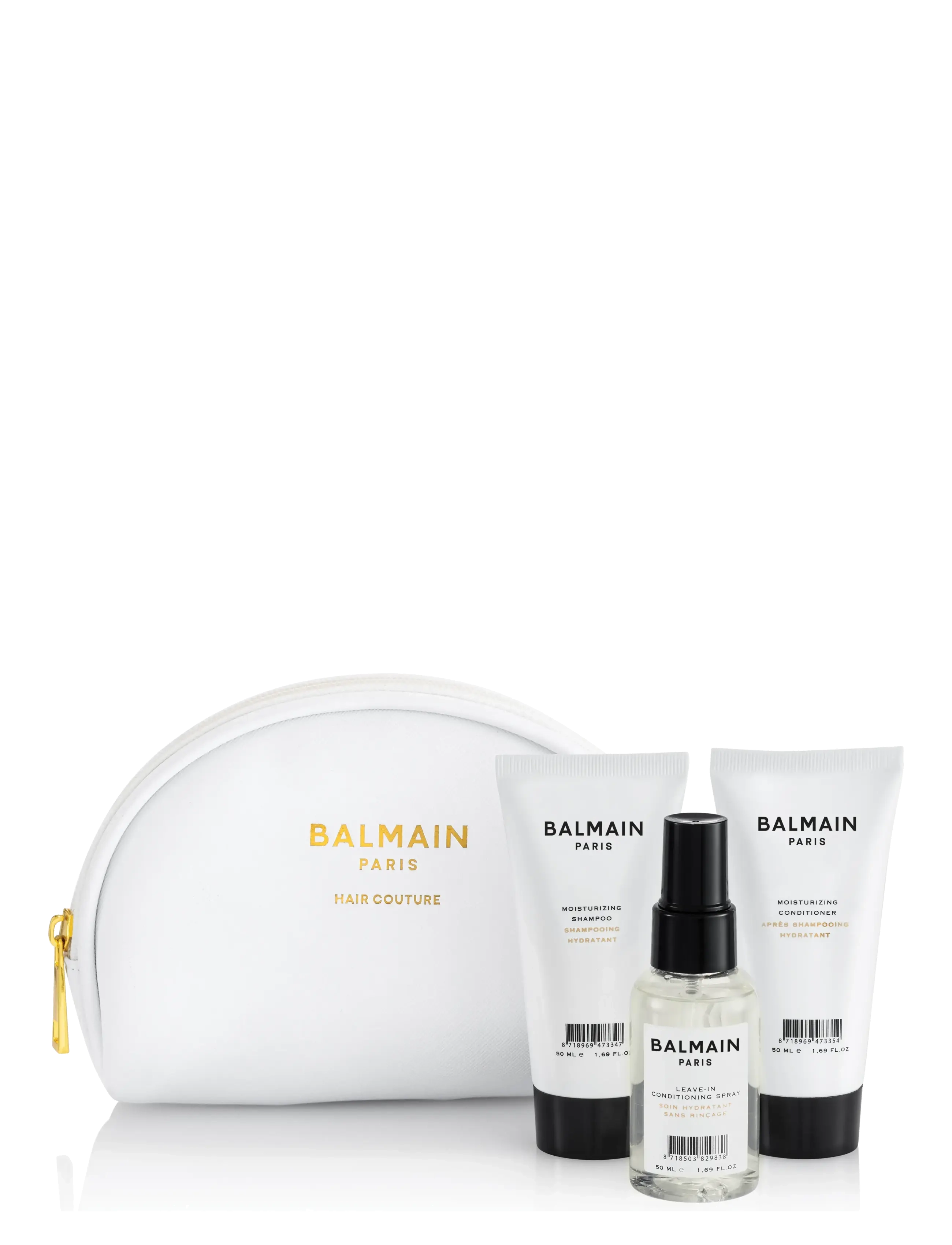 Balmain Hair Couture White Cosmetic Care Bag, 150 ml, Nude, Alle Sæt > Hårsæt, Dame