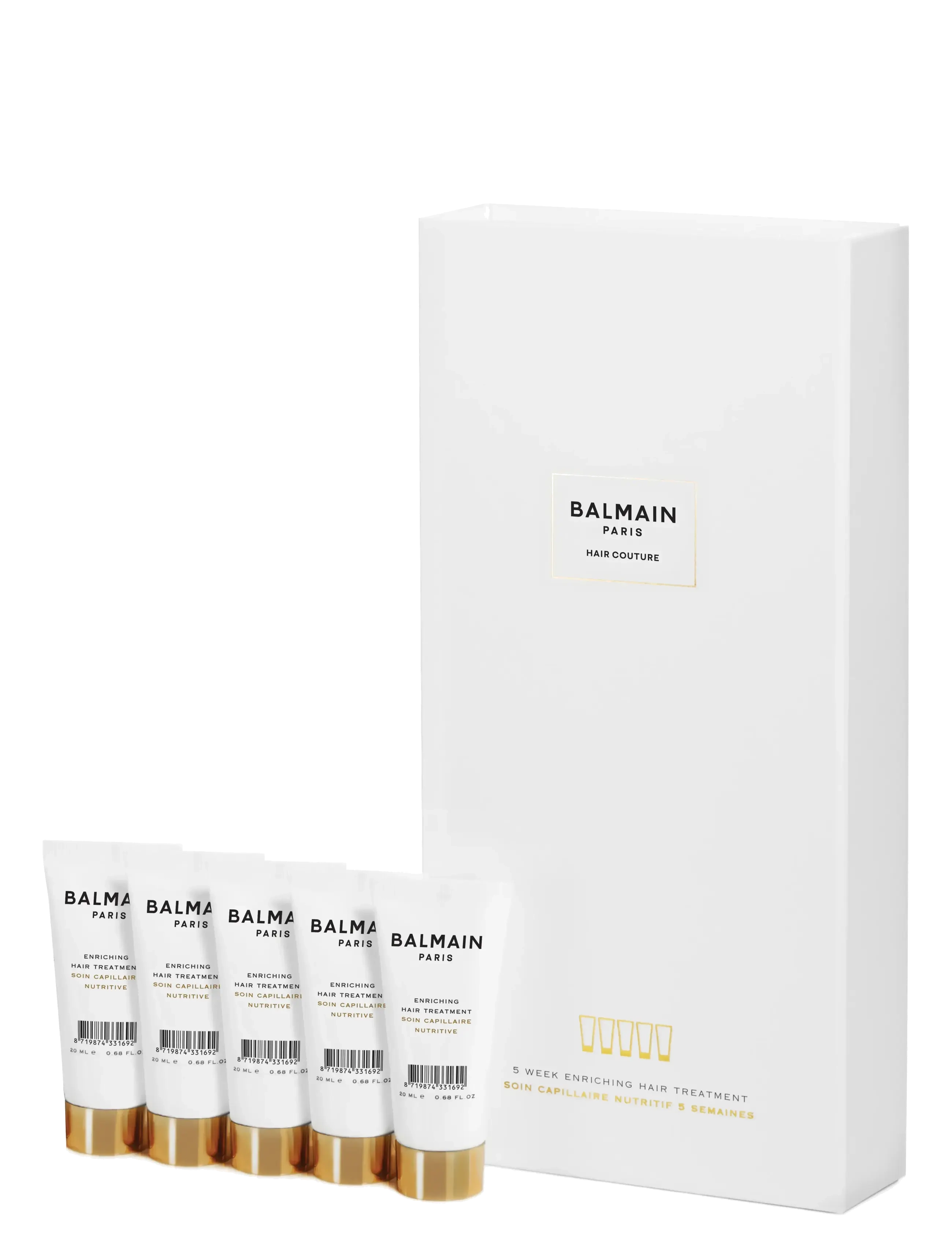 Balmain Hair Couture 5 Week Enriching Hair Treatment 5 x 20ml tubes - Gaveæsker - 1013 / clear