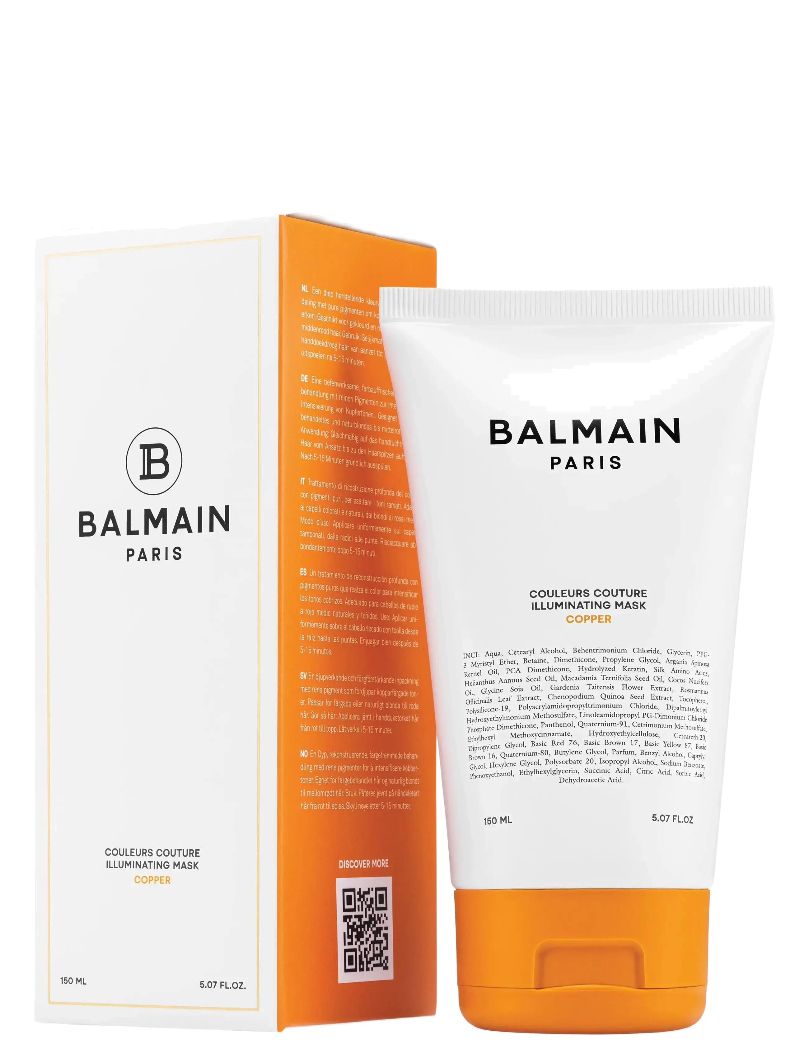 Balmain Hair Couture - Illuminating Copper Mask 150ml - hårmasker - 1007 - 1