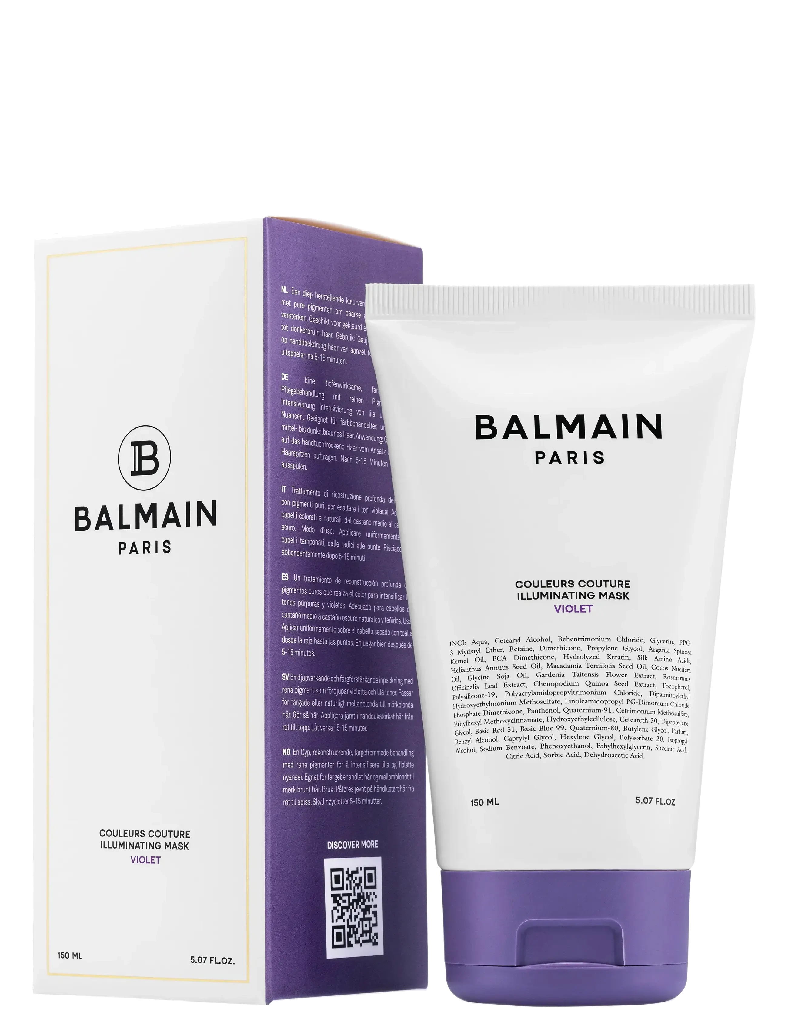Balmain Hair Couture - Illuminating Violet Mask 150ml - hårmasker - 1008 - 1