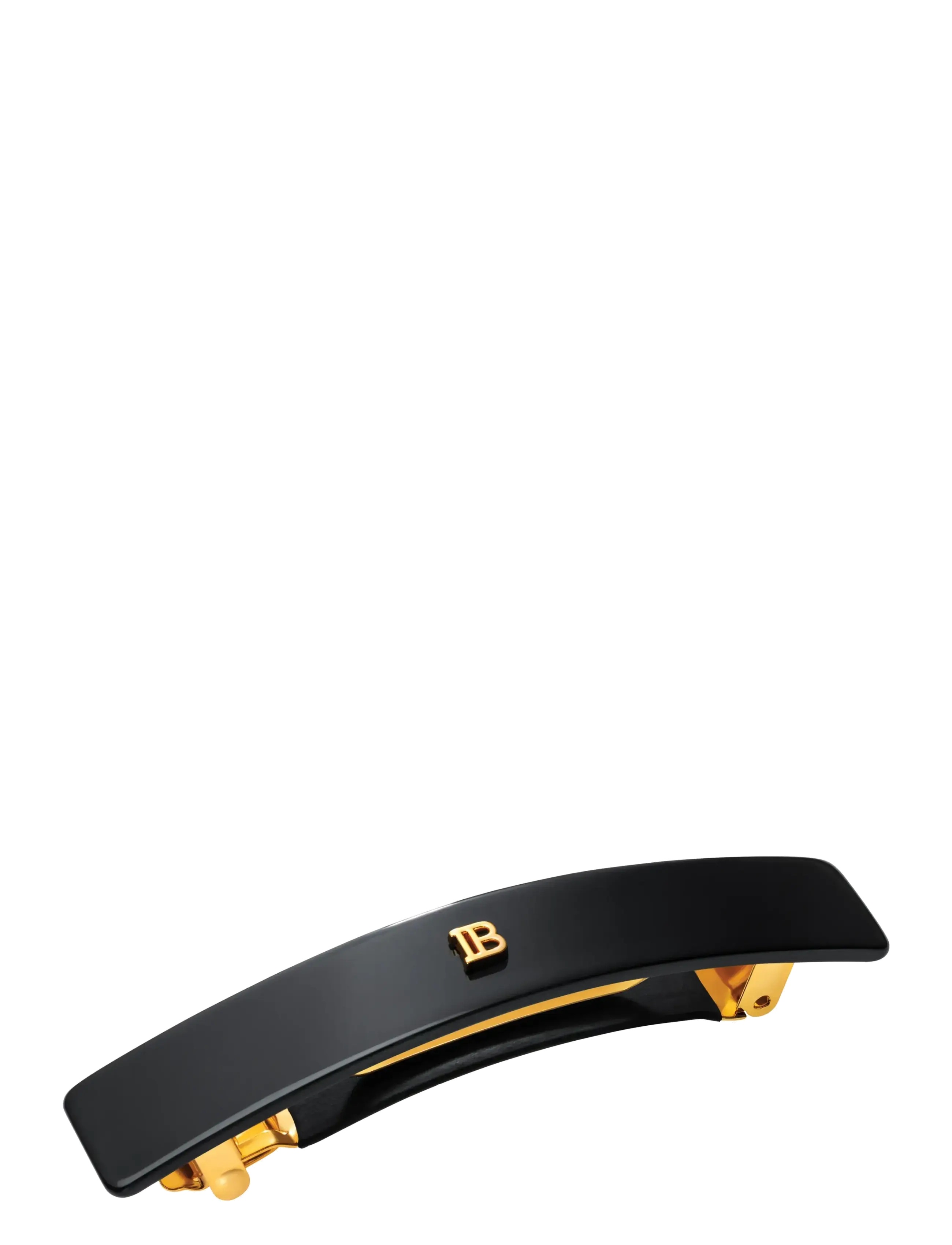 Balmain Hair Couture - Cellulose Acetate Barrette pour Cheveux Medium Black - 1012 - 1