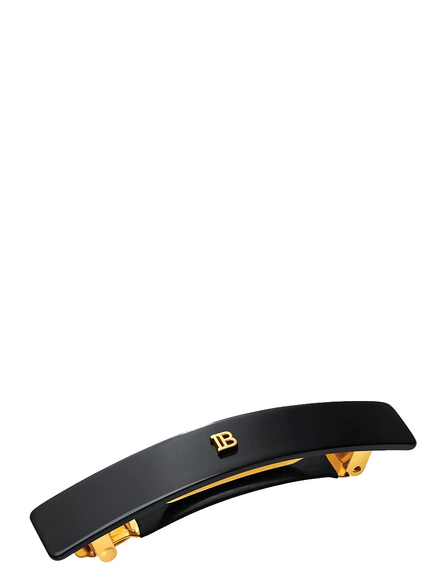 Balmain Hair Couture - Cellulose Acetate Barrette pour Cheveux Medium Black - hårspännen - 1012 - 1