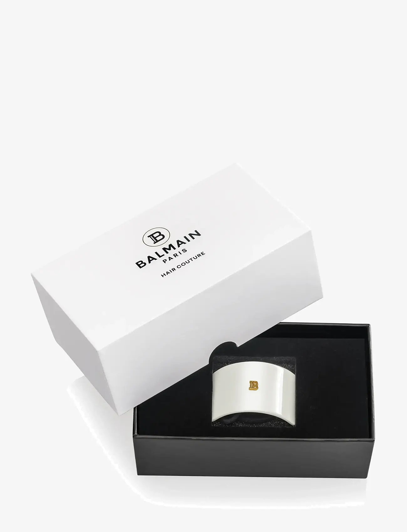 Balmain Hair Couture - Cellulose Acetate Elastique pour Cheveux White - hårsnoddar - 1013 - 2