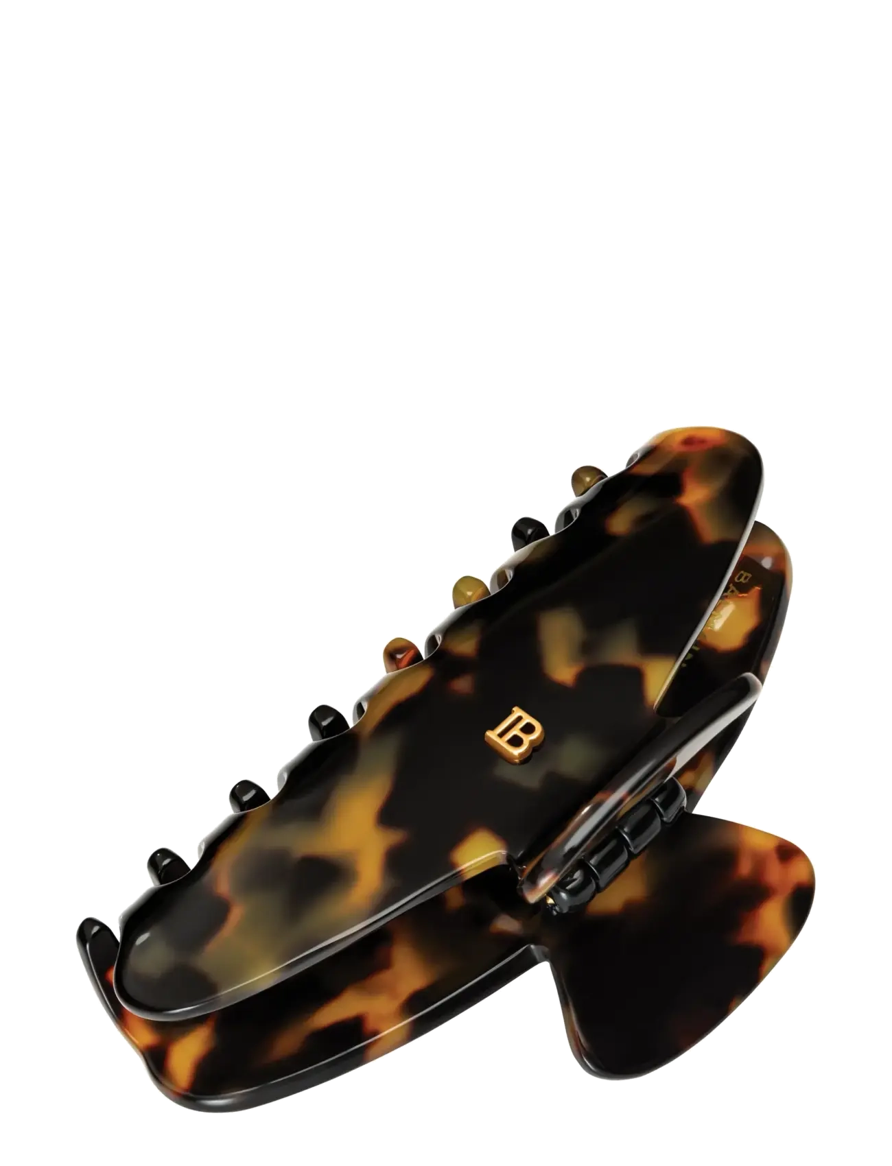 Balmain Hair Couture - Cellulose Acetate Pince à cheveux Medium Tortoise Shell - hårklämmor - 1010 - 1