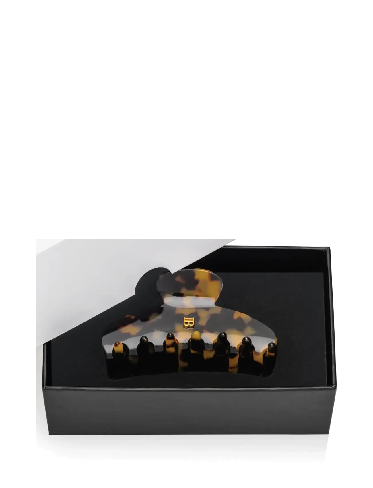 Balmain Hair Couture - Cellulose Acetate Pince à cheveux Medium Tortoise Shell - hårklämmor - 1010 - 2