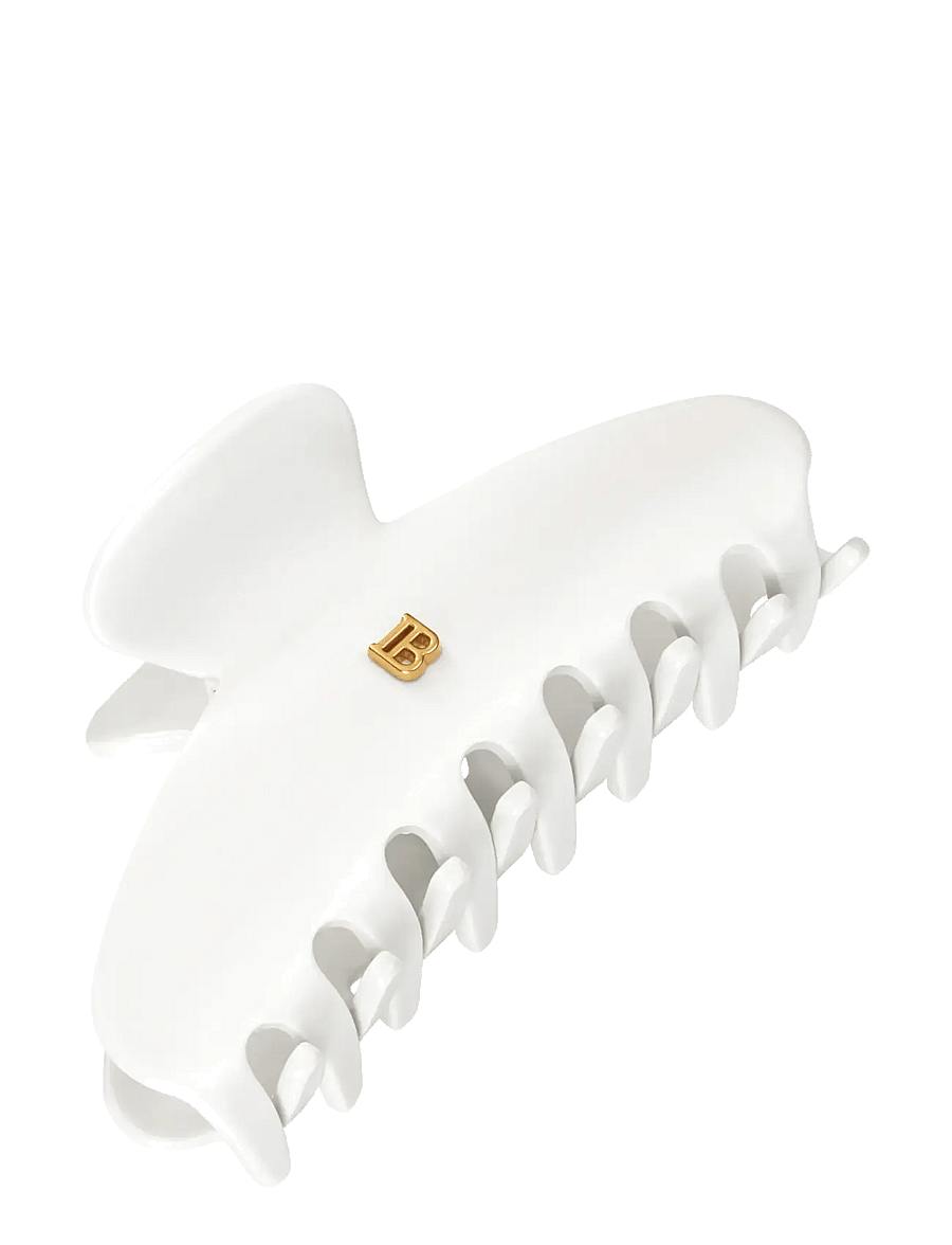 Balmain Hair Couture - Cellulose Acetate Pince à cheveux Medium White - hårklämmor - 1013 - 0