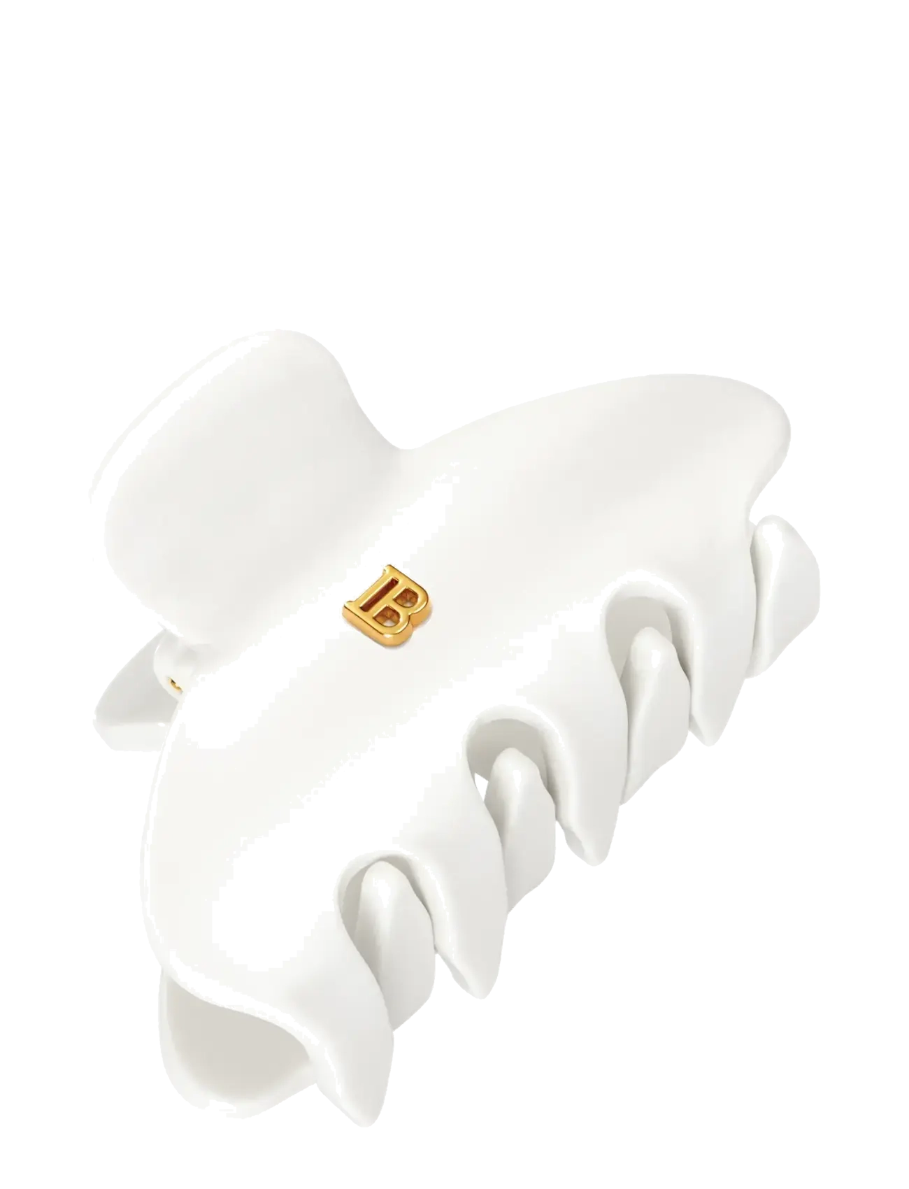 Balmain Hair Couture Cellulose Acetate Pince à cheveux Small White - Hiusklipsit - 1013 / white