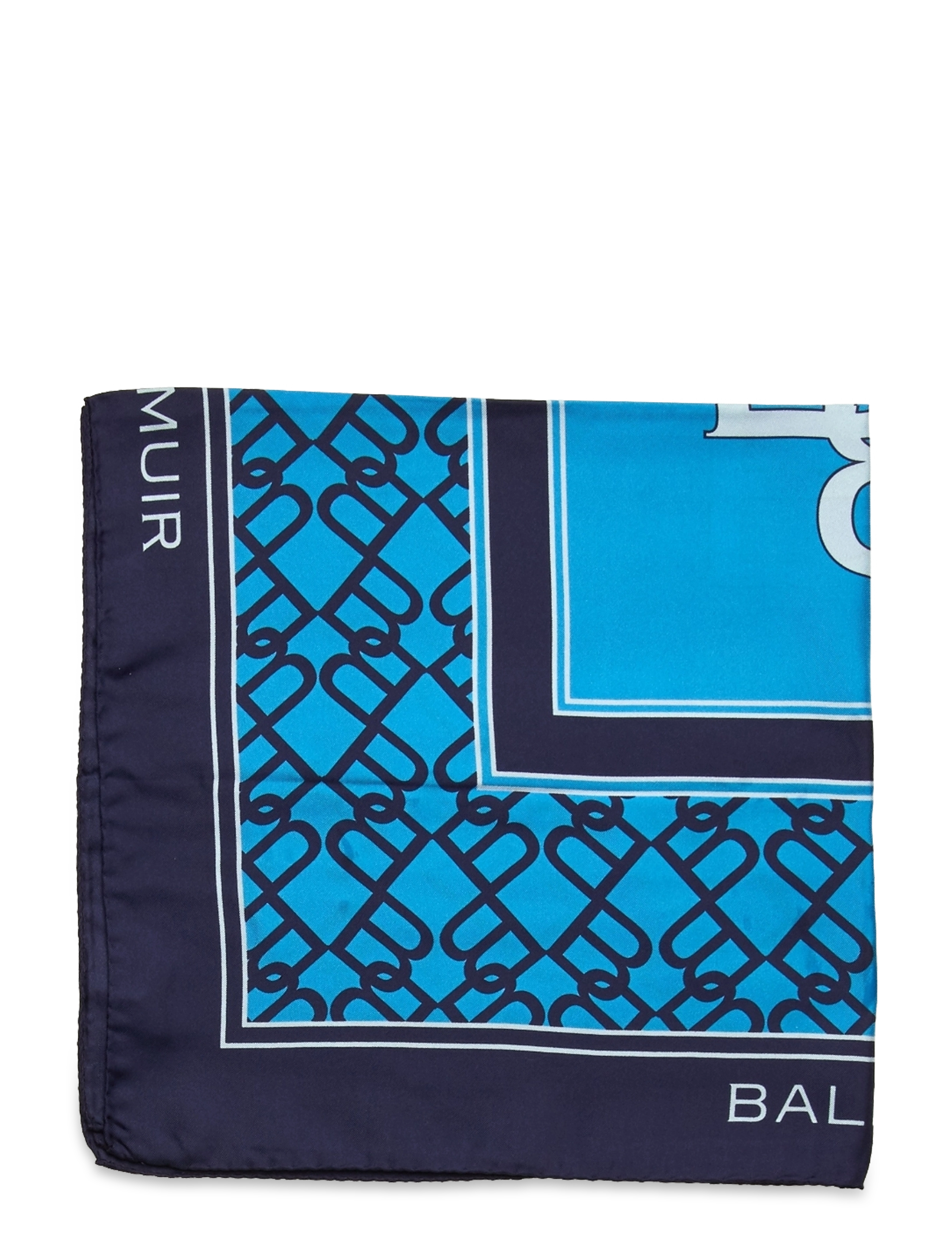 Balmuir - Shayla silk scarf - blue navy - 1