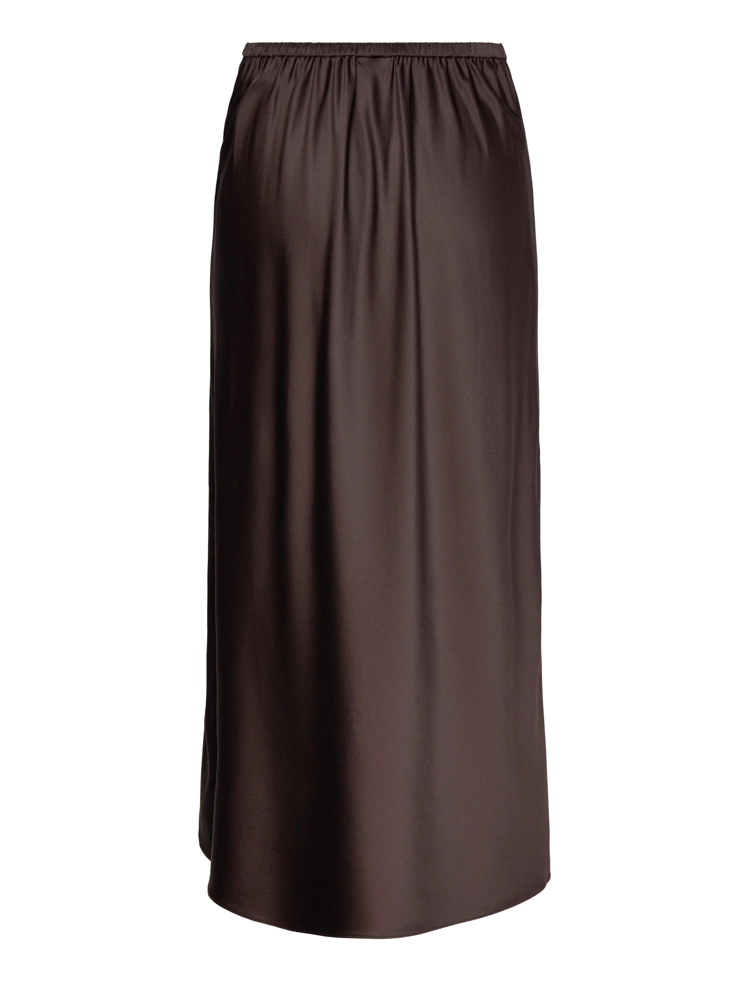 Balmuir - Angelina silk satin skirt - ground coffee - 1