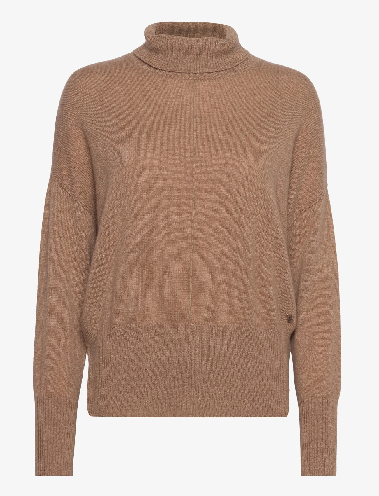 Balmuir - Mirjam cashmere sweater - kõrge kaelusega džemprid - soft camel - 0