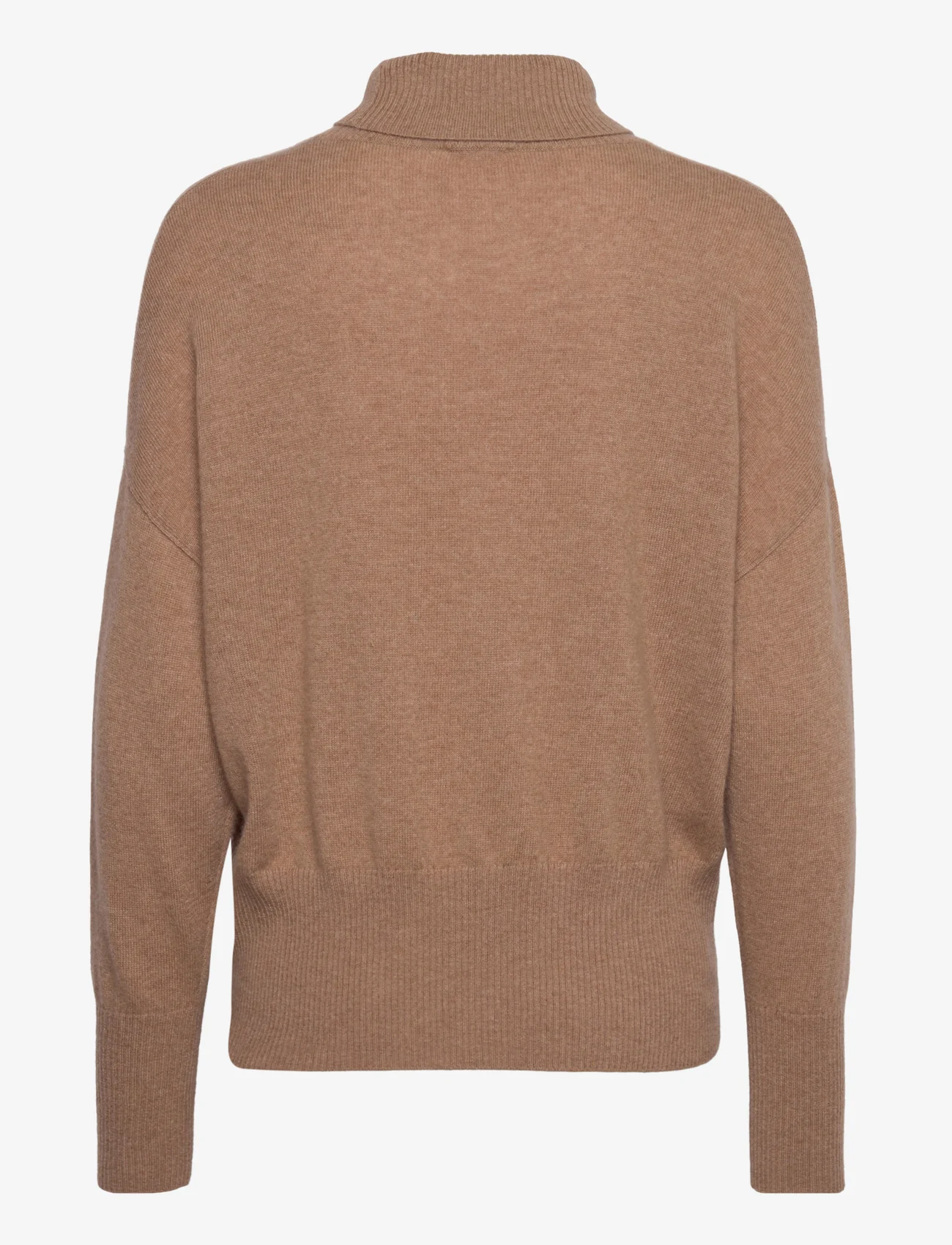 Balmuir - Mirjam cashmere sweater - rullekraver - soft camel - 1