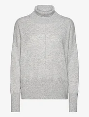 Balmuir - Mirjam cashmere sweater - rullekraver - soft melange grey - 0