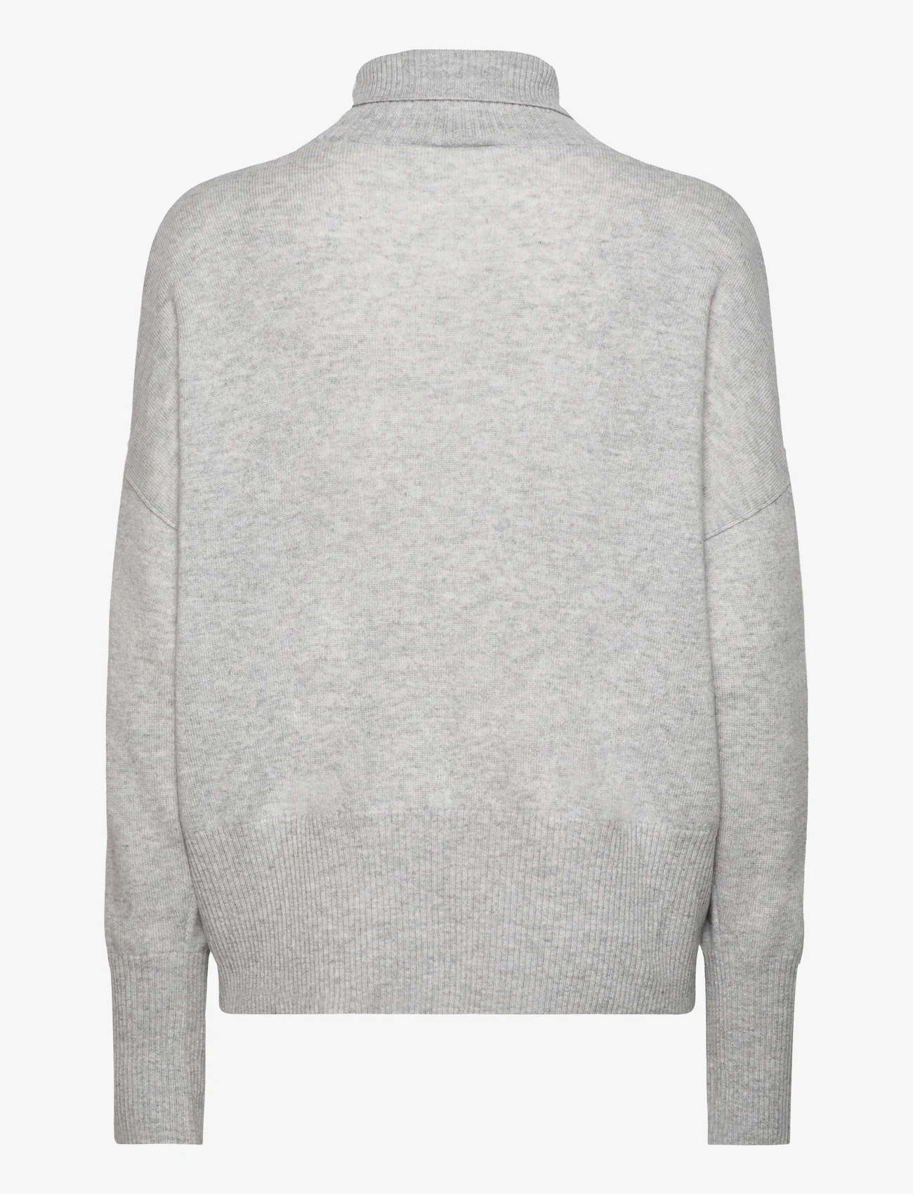 Balmuir - Mirjam cashmere sweater - rollkragenpullover - soft melange grey - 1
