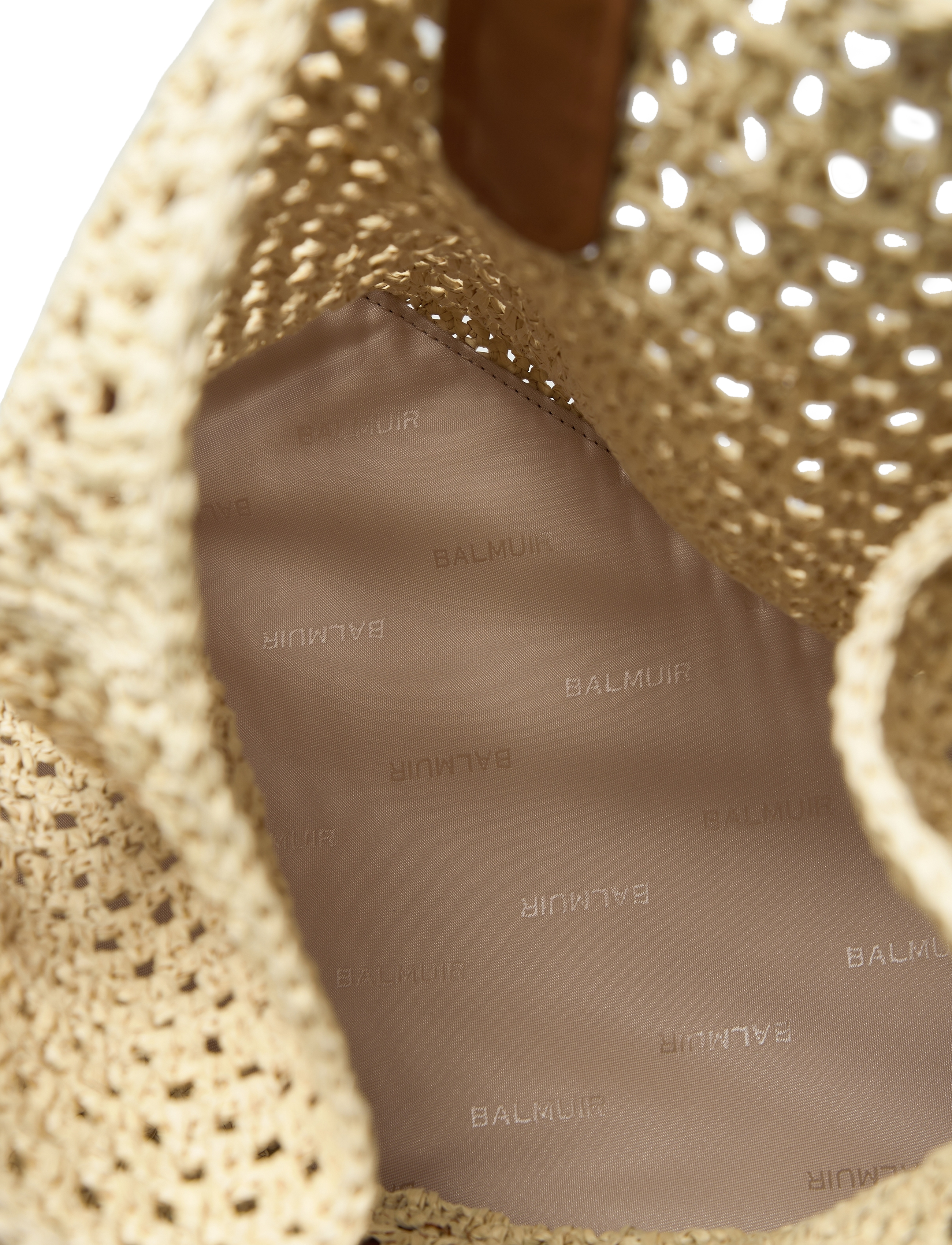 Balmuir - Marrakesh BB crochet tote - tan - 3